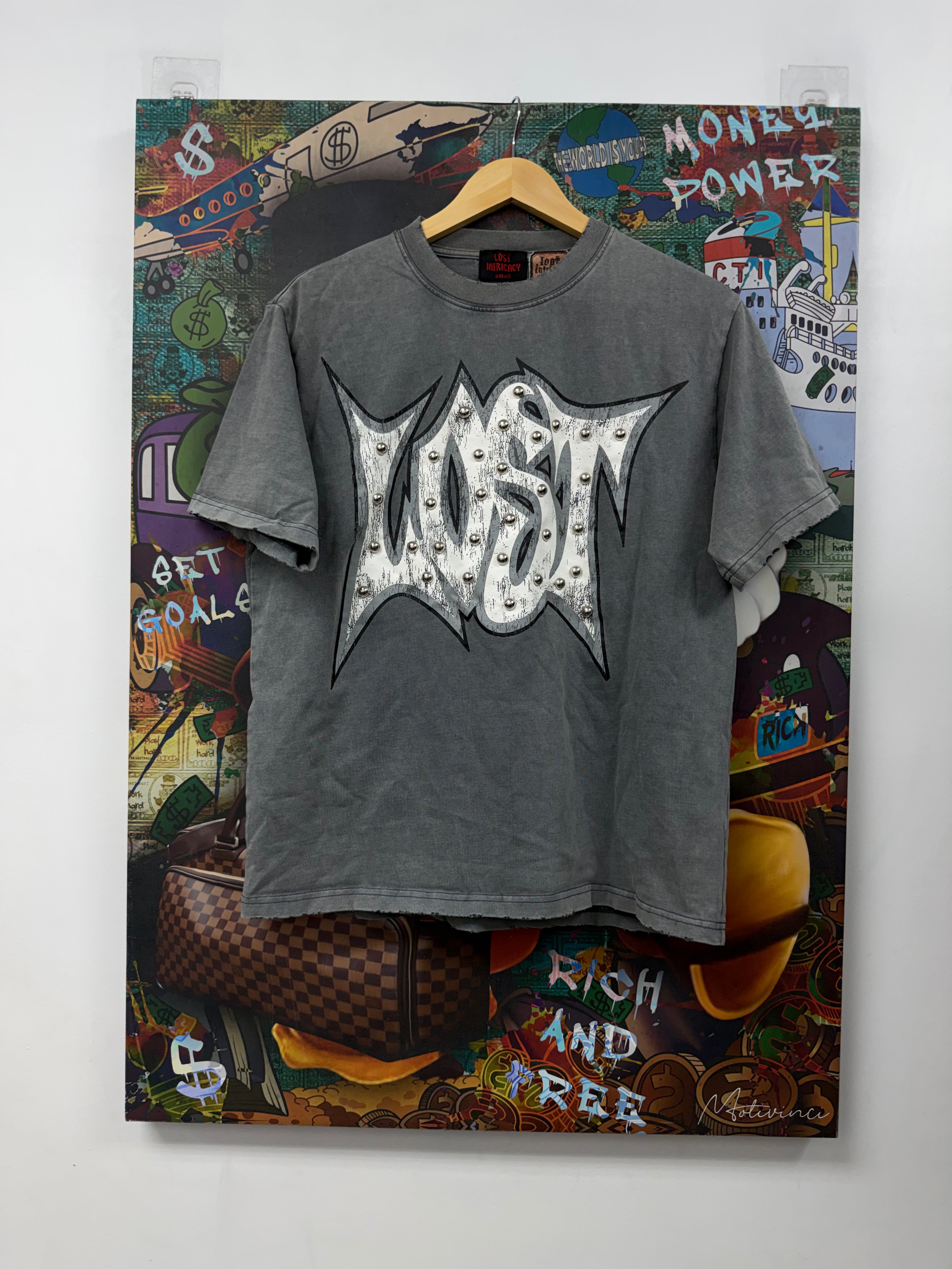 Lost Intricacy Grey Outline Tee