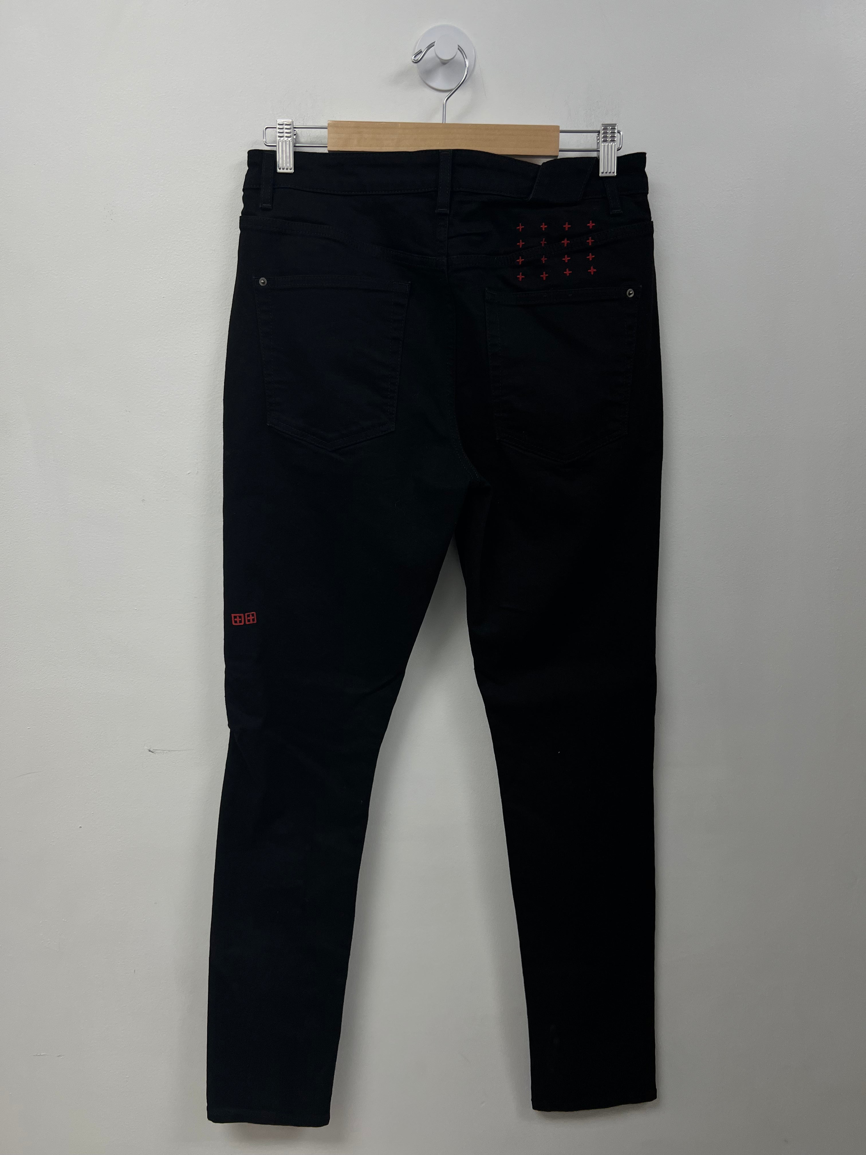 Ksubi Black Red Jeans