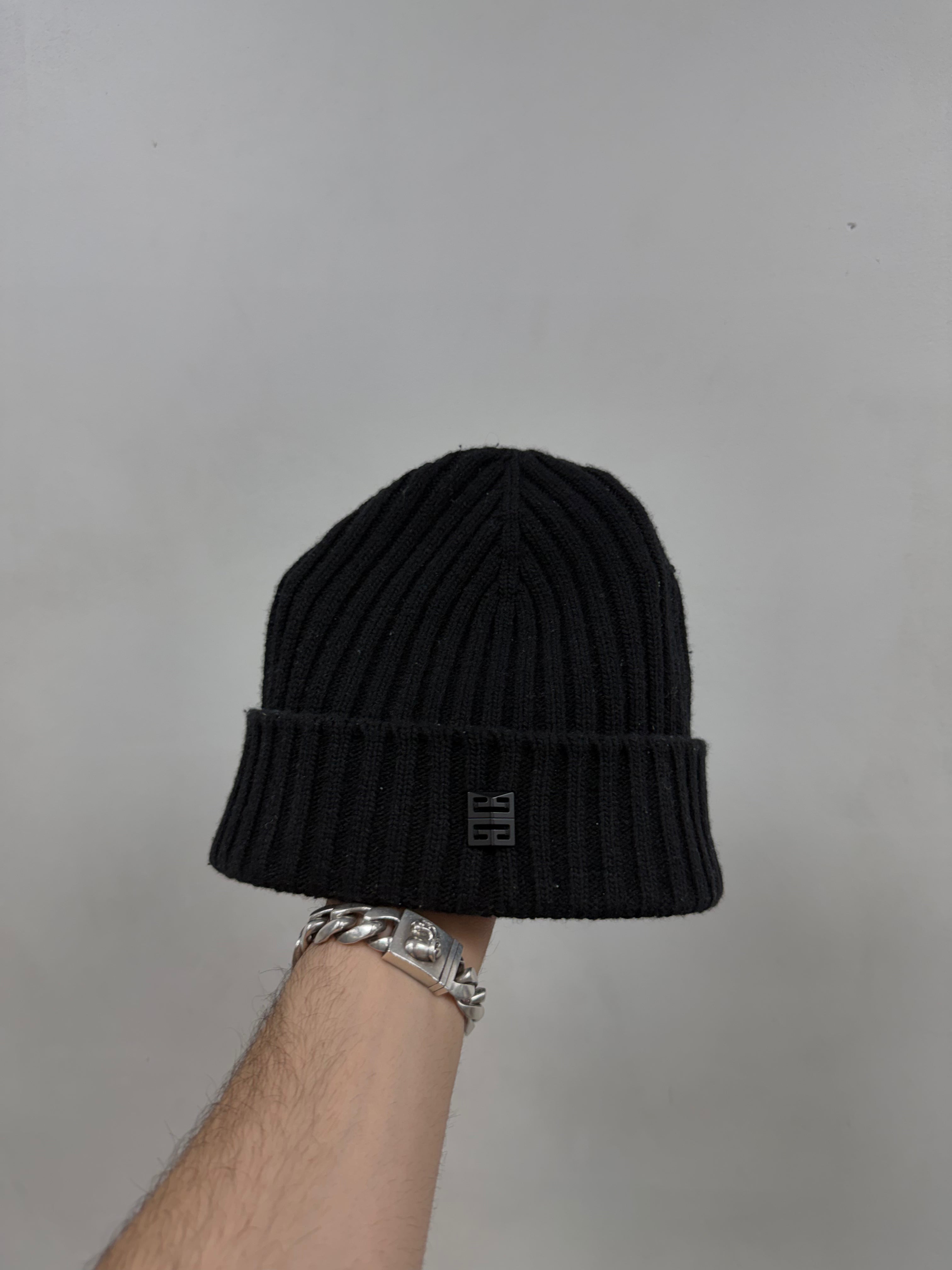 Givenchy Black Tonal 4G Beanie
