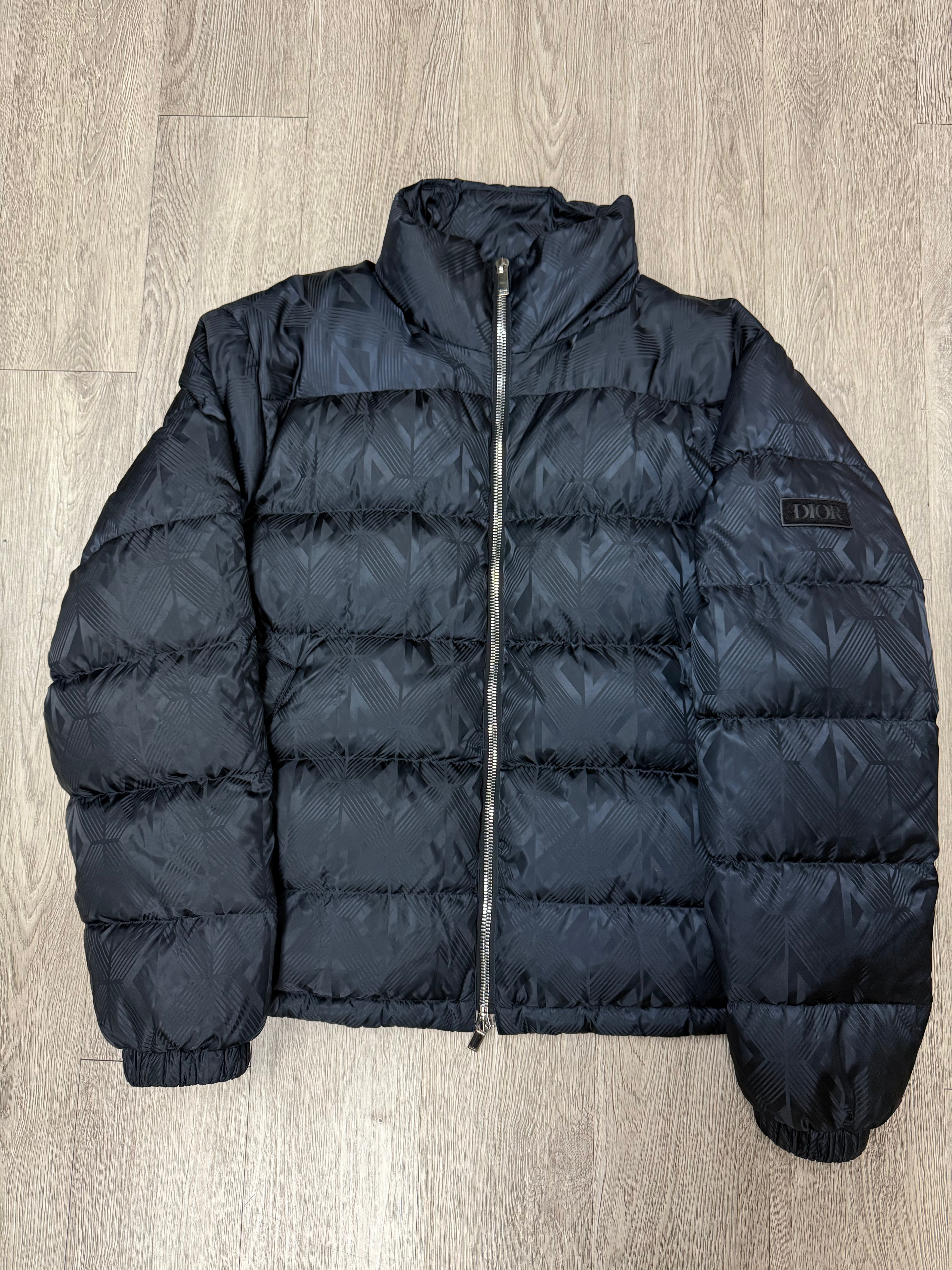 Dior Black CD Diamond Puffer Jacket