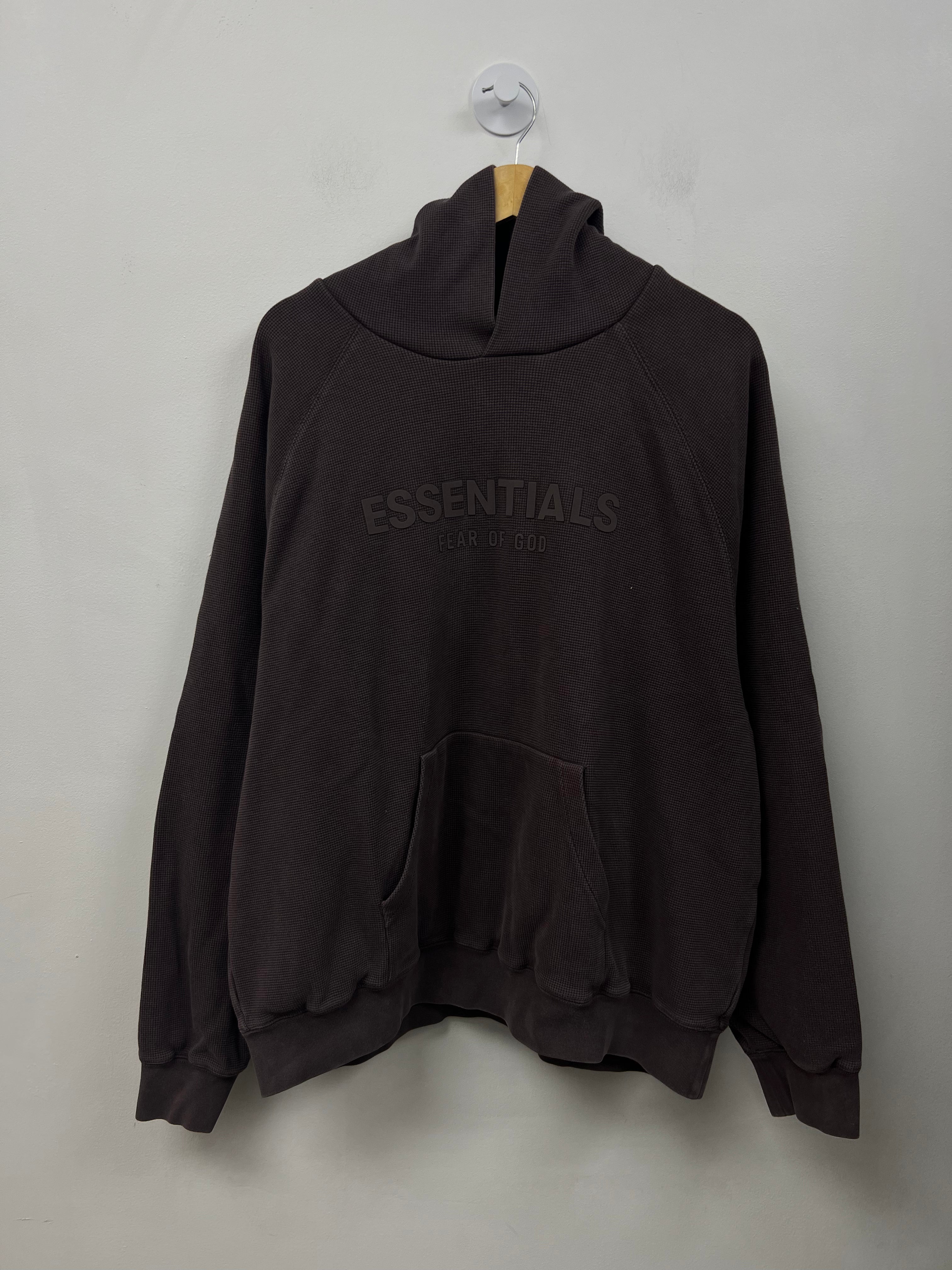 Essentials Plum Thermal Hoodie