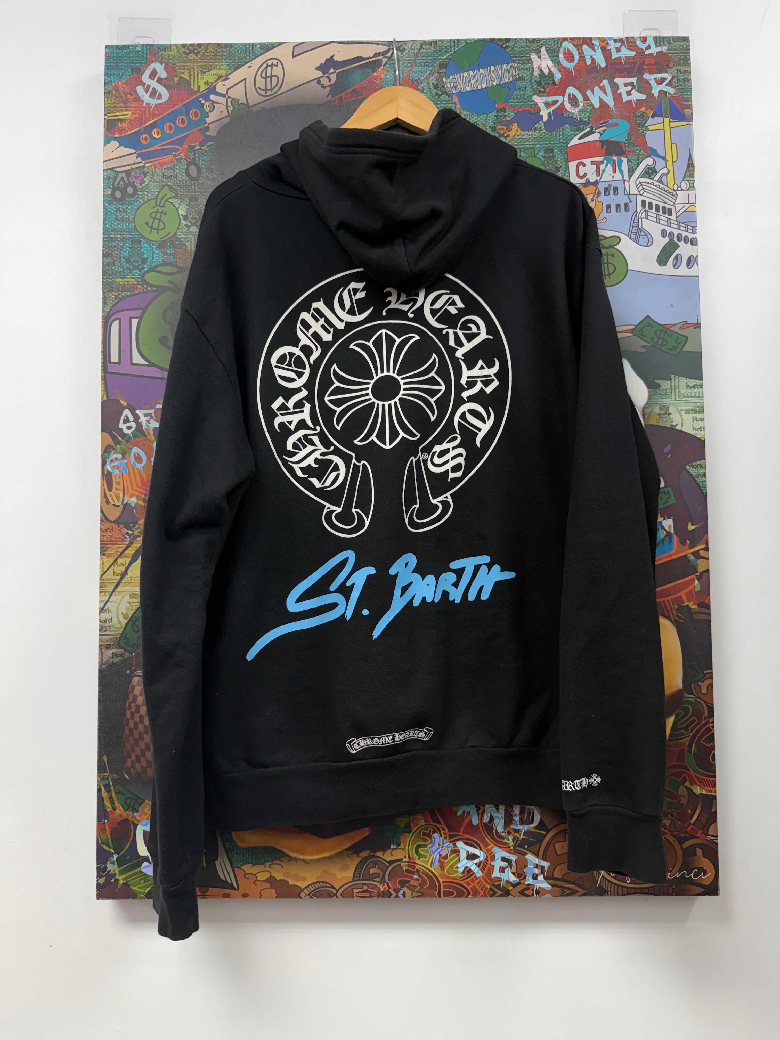 Chrome Hearts Black St Barth's Exclusive Zip Up