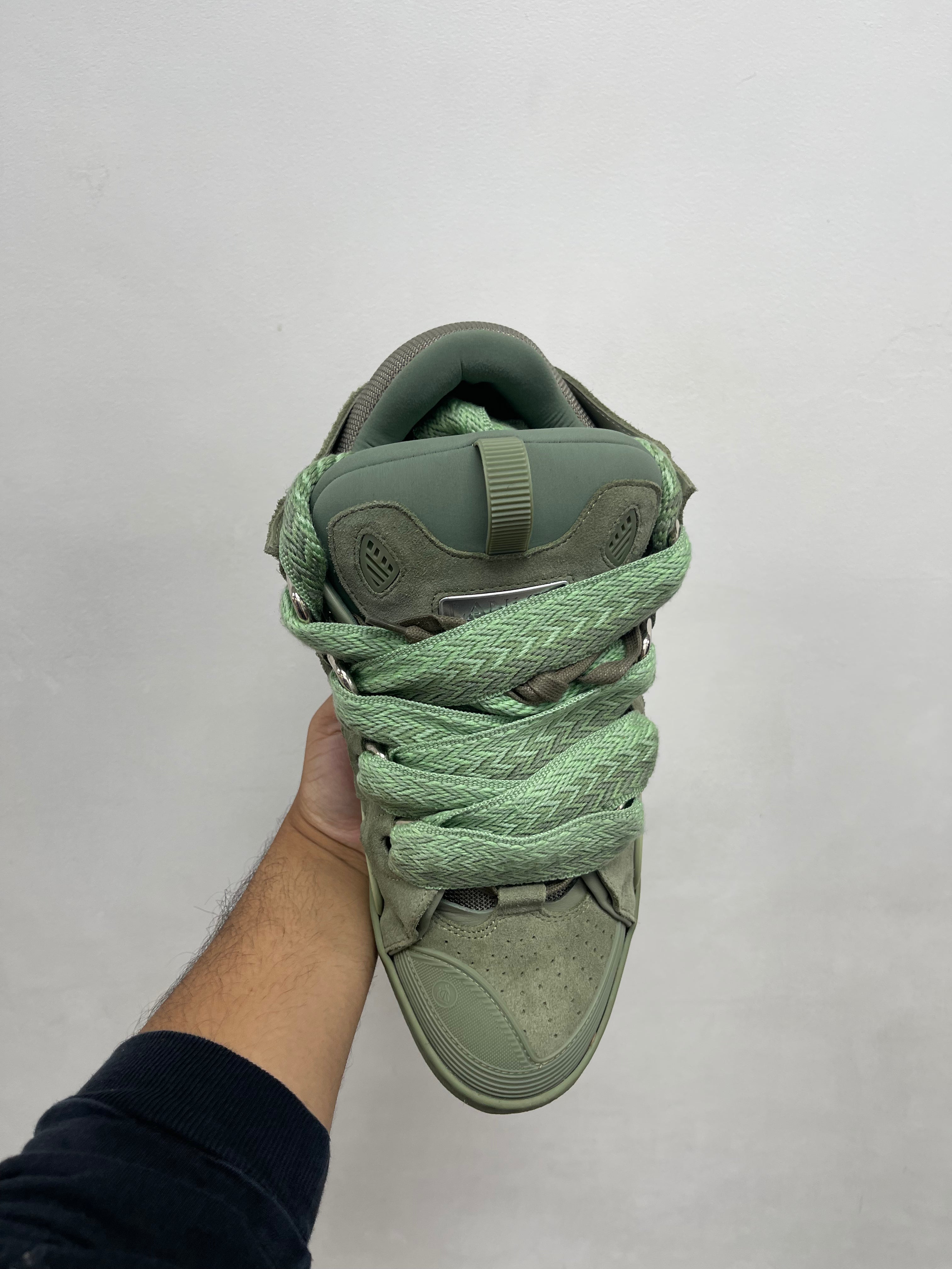 Lanvin Mint Curb Sneakers