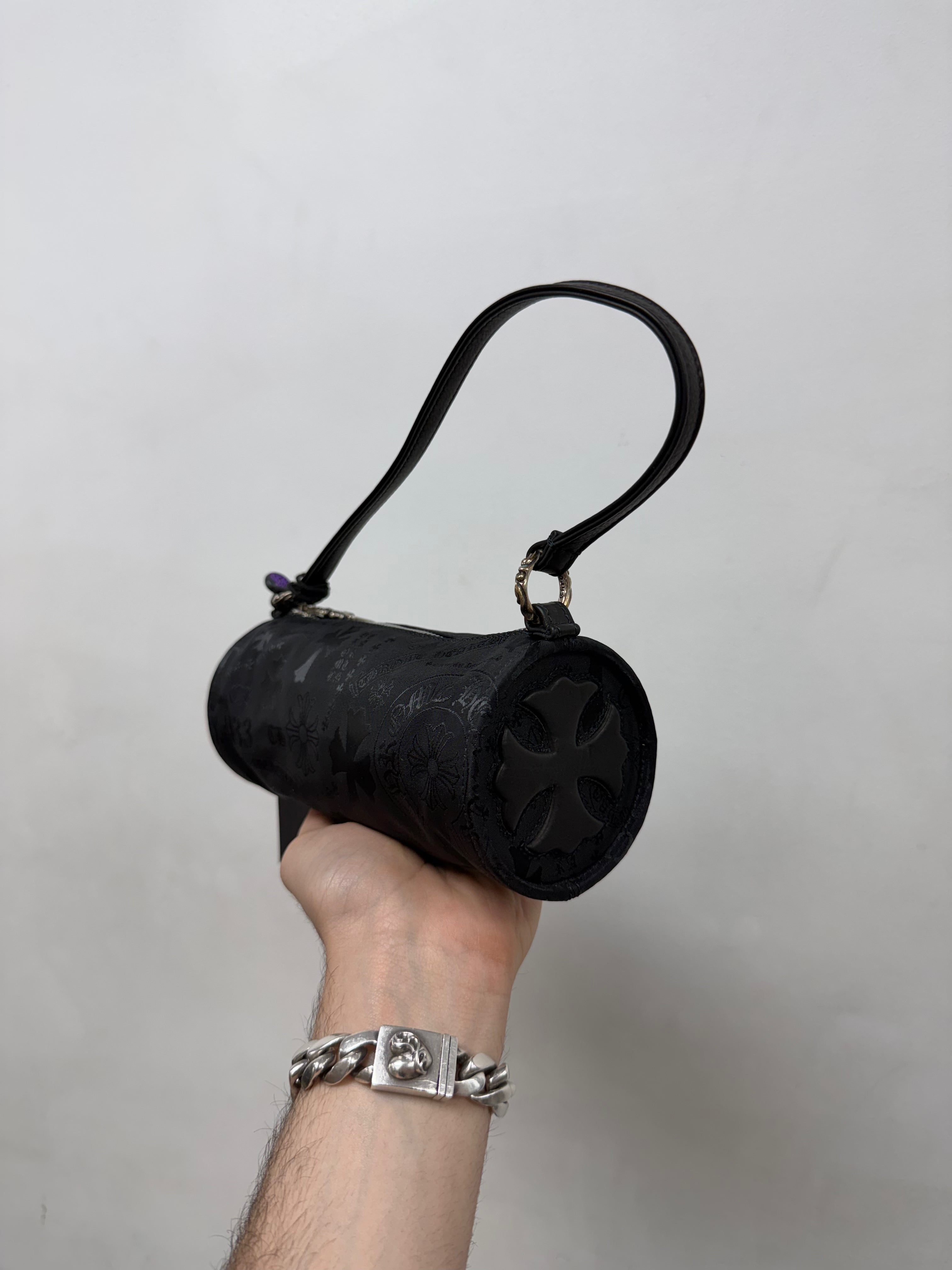 Chrome Hearts Black Nylon Monogram Grinds Bag