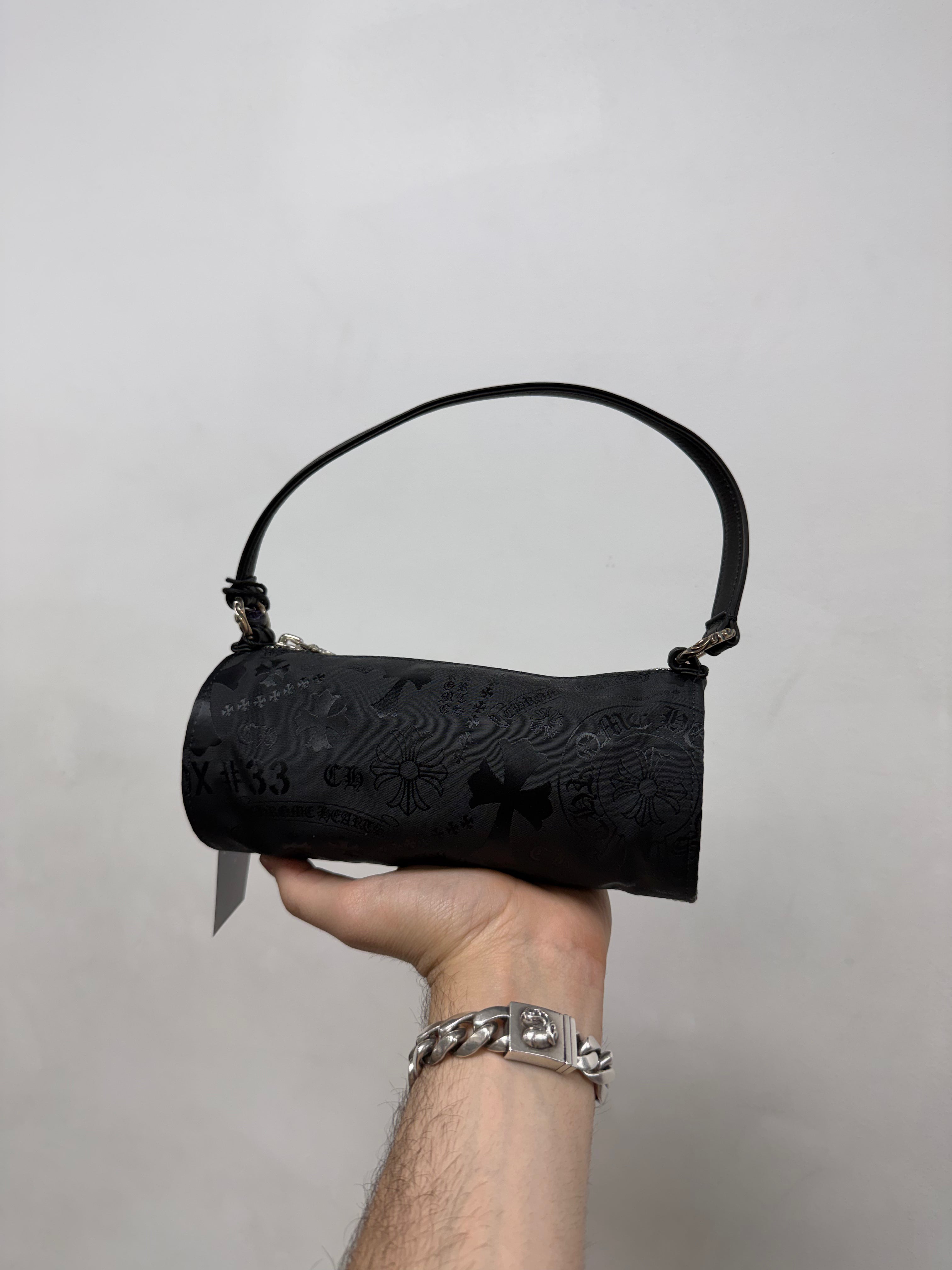 Chrome Hearts Black Nylon Monogram Grinds Bag