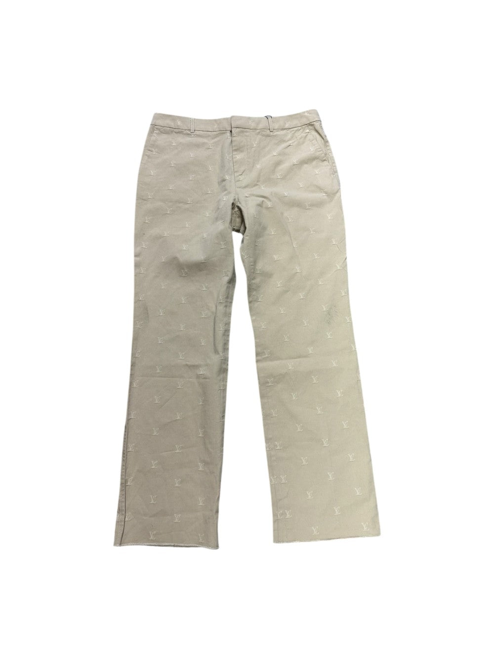 Louis Vuitton Monogram Beige Suit Pants