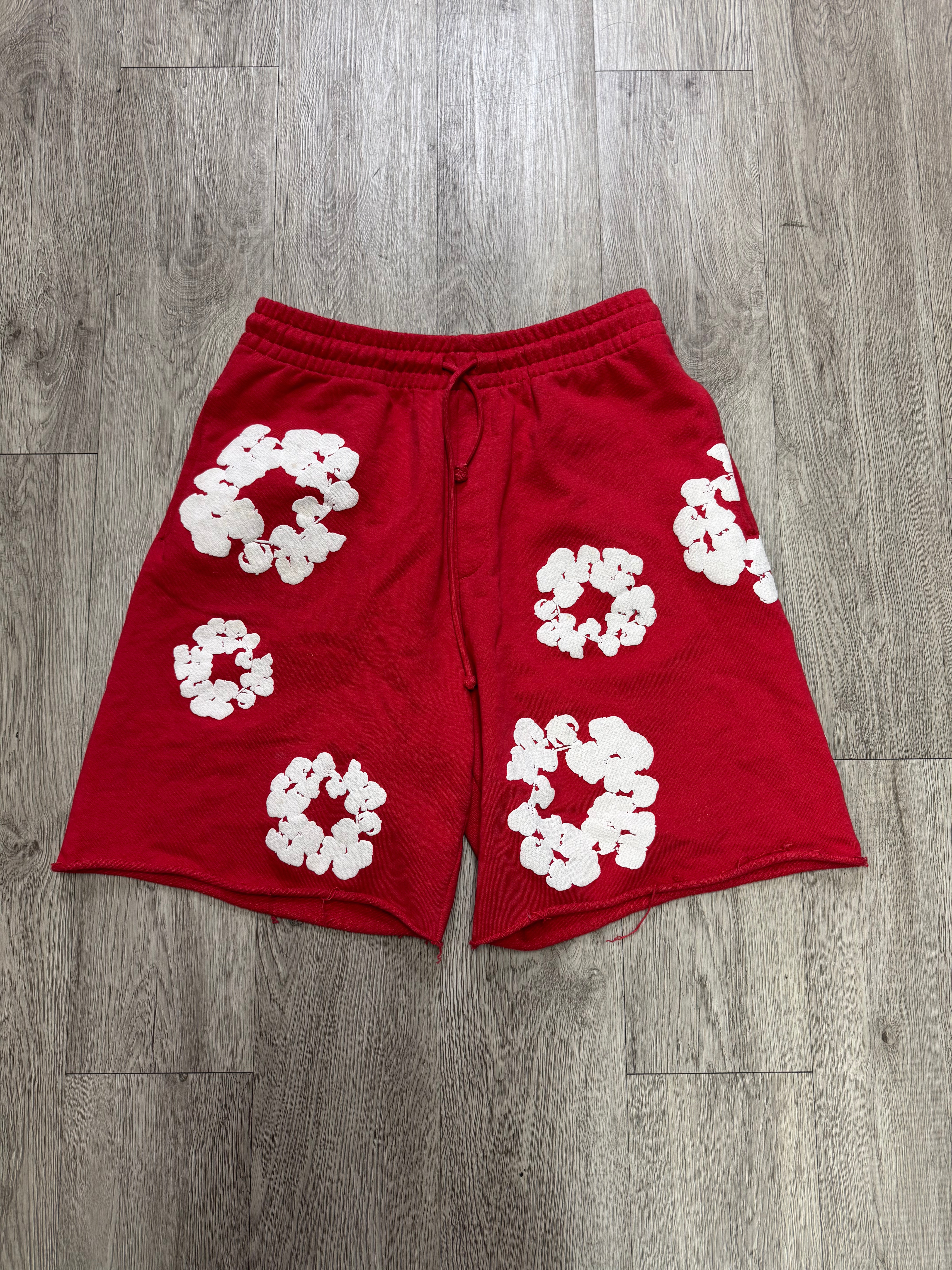 Denim Tears Red Shorts