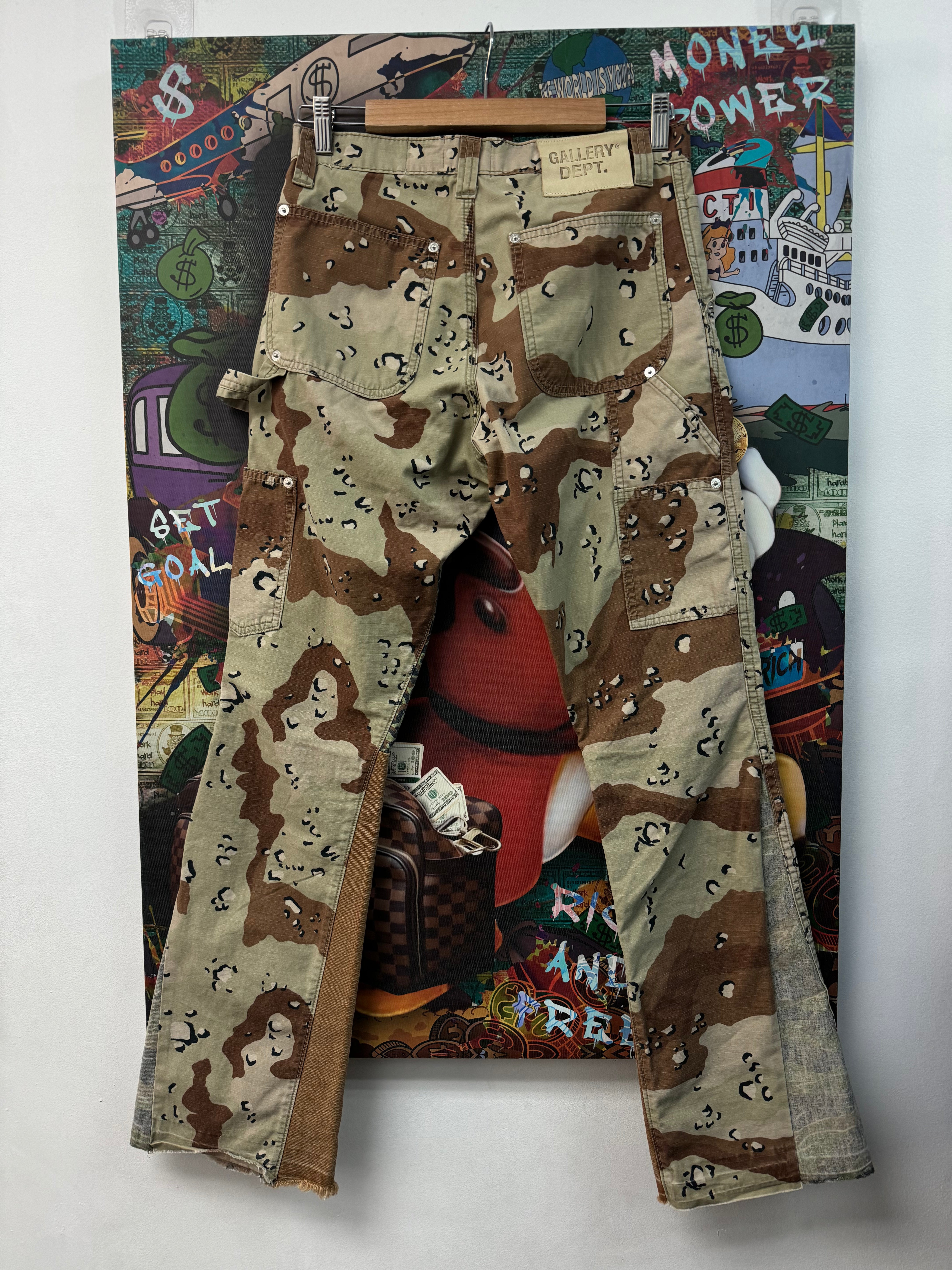 Gallery Dept Desert Camo Flare Jeans
