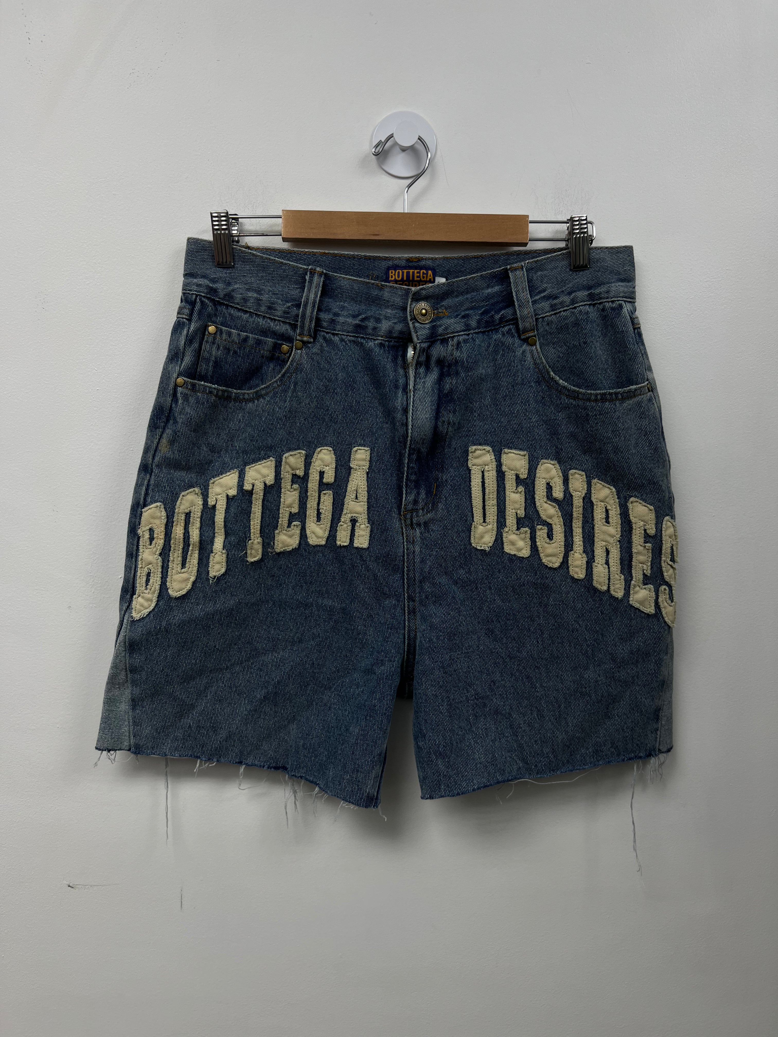 Bottega Desires Light Wash Shorts