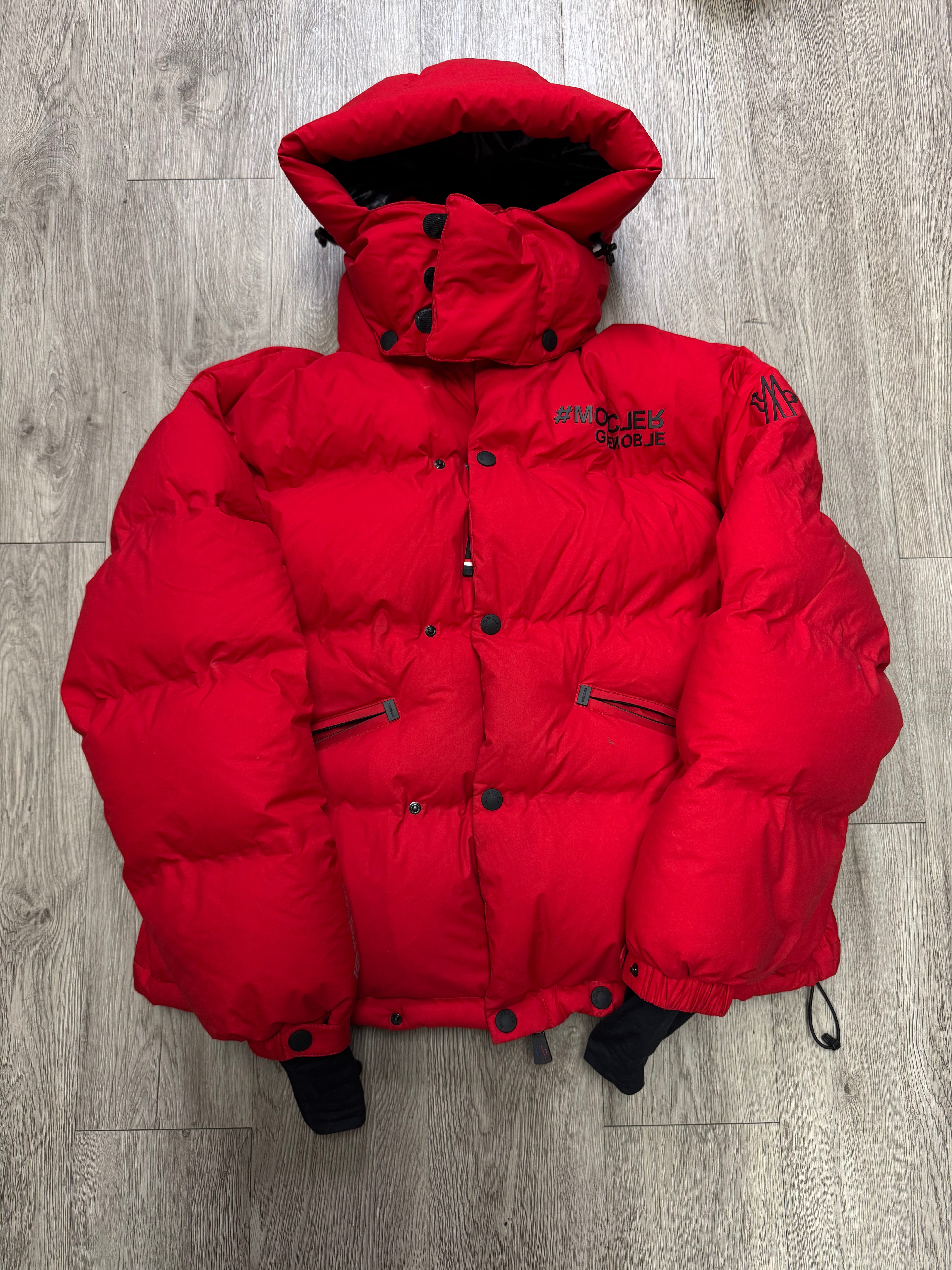 Moncler Grenoble Red Puffer Jacket