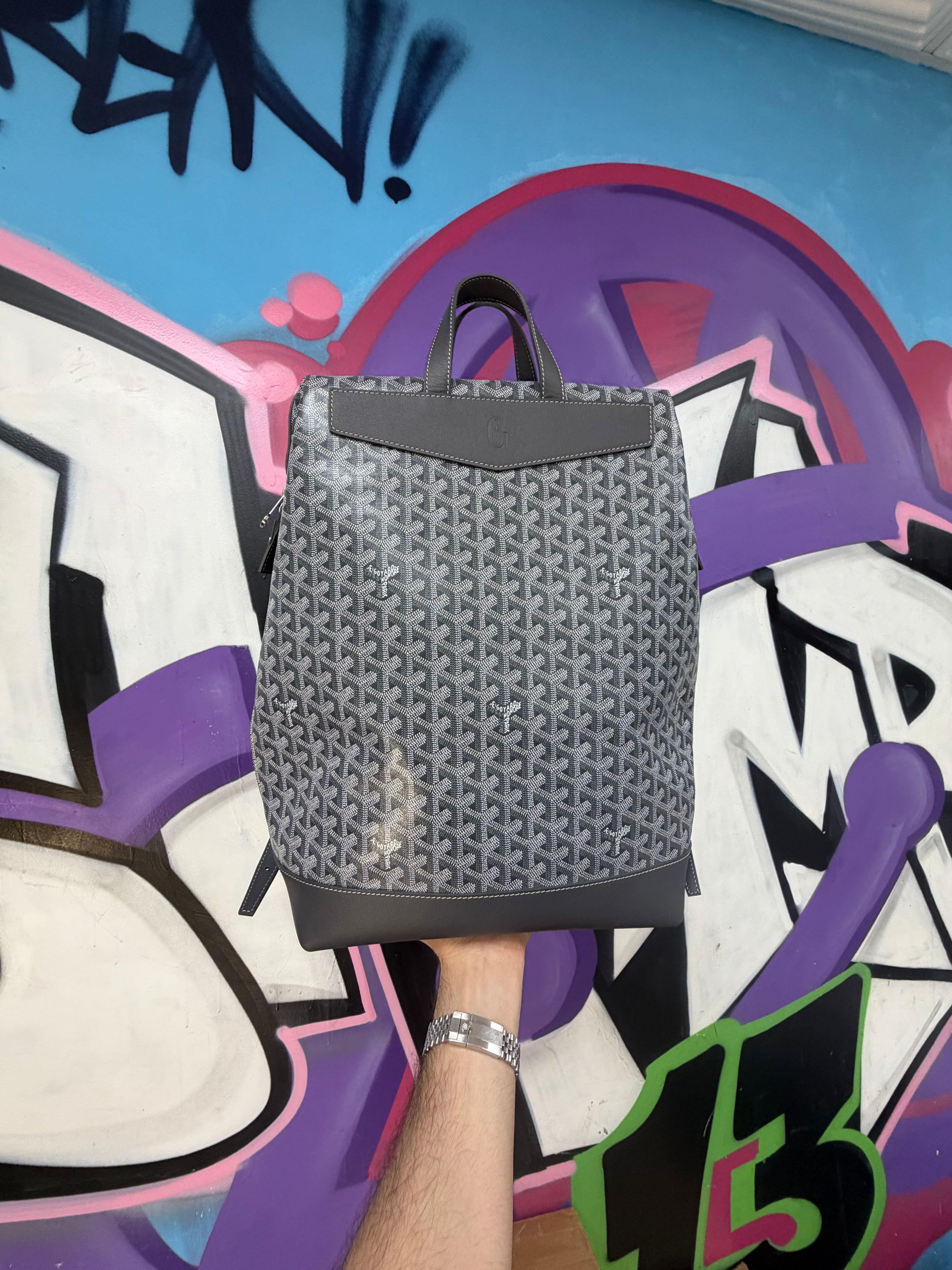 Goyard Grey Cisalpin Backpack