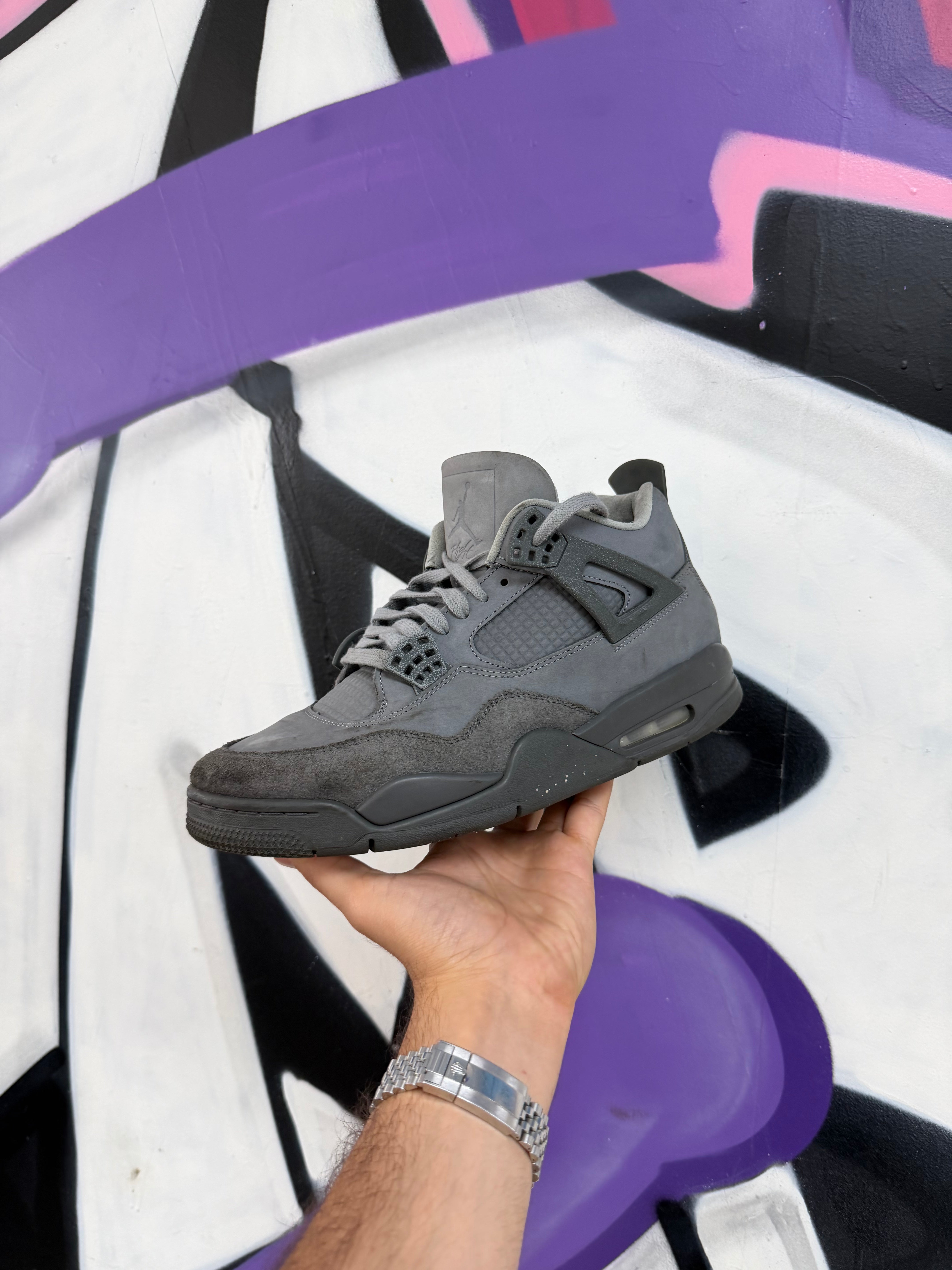 Jordan 4 Wet Cement Sneakers