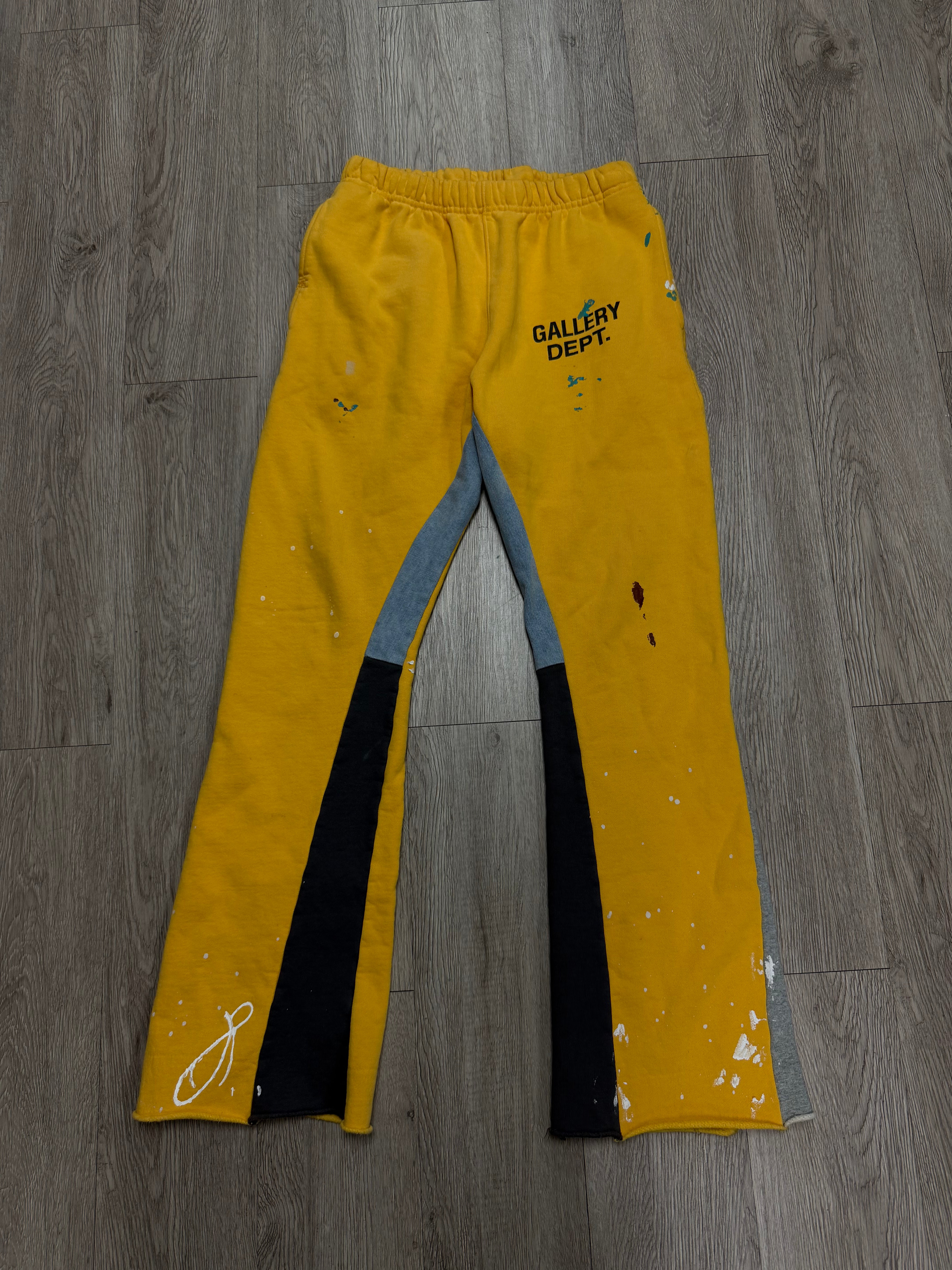Gallery Dept. Yellow Flared Sweats