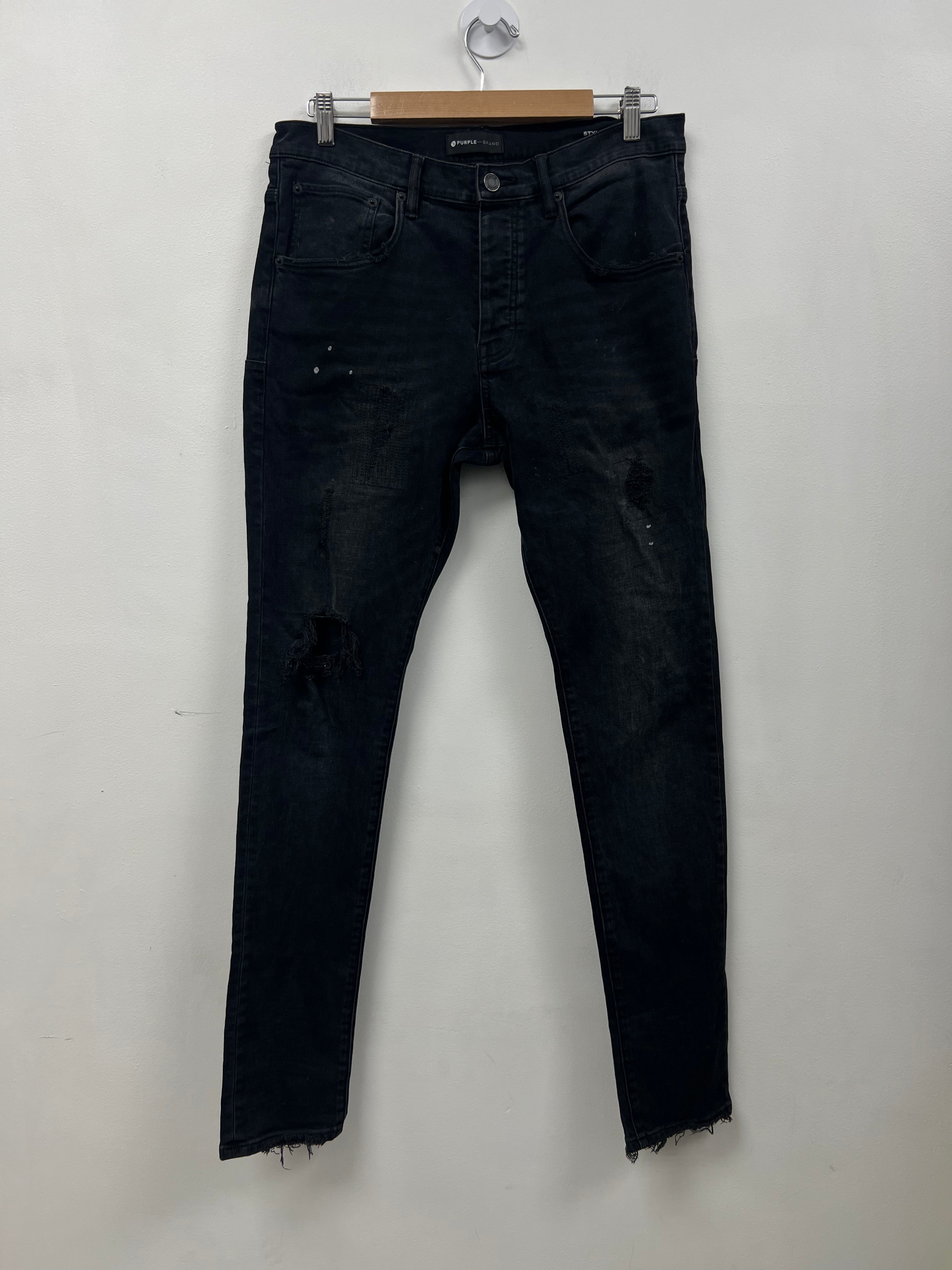 Purple Brand Black P002 Jeans