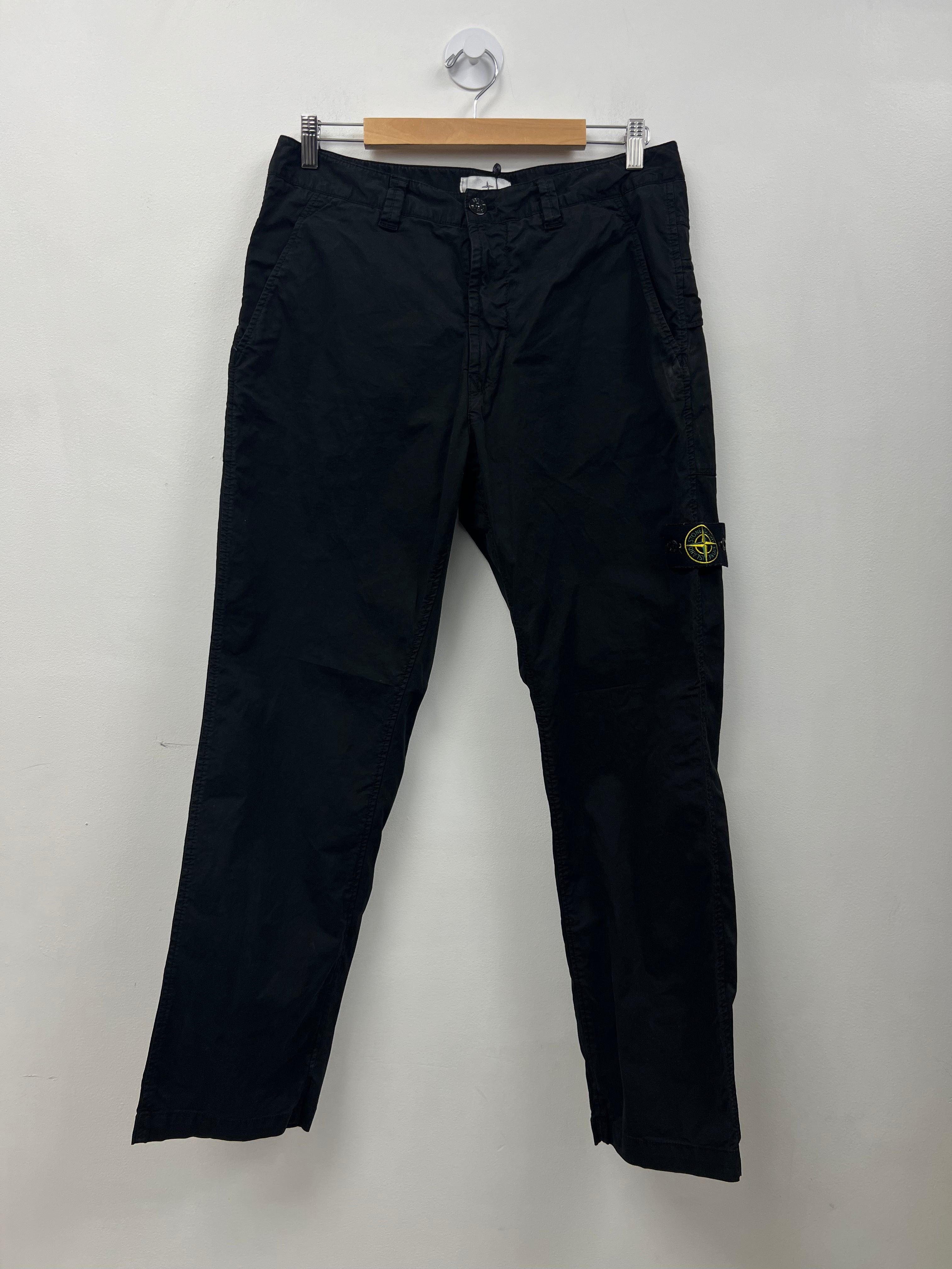 Stone Island Black Cargo Pants