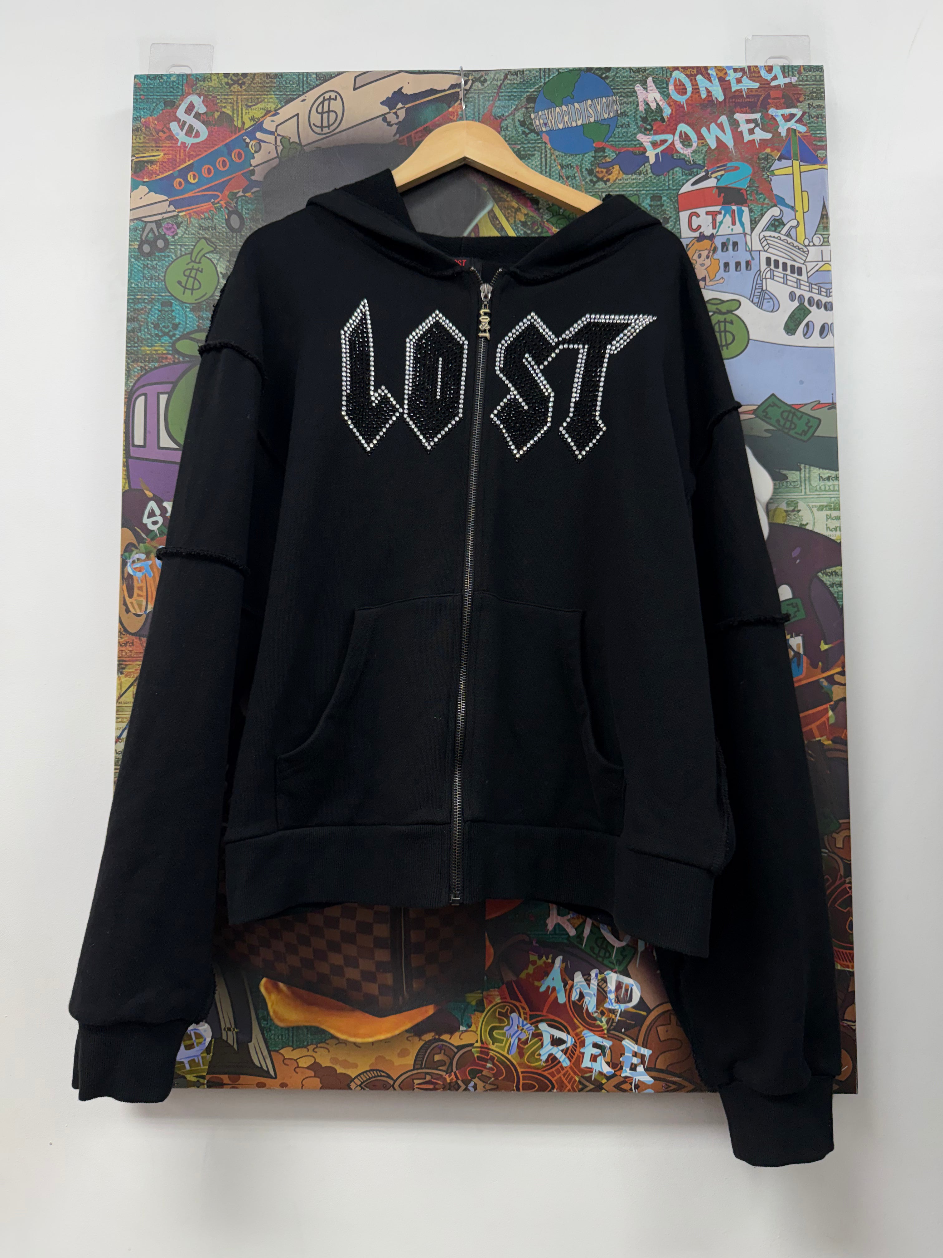 Lost Intricacy Black Staff Zip