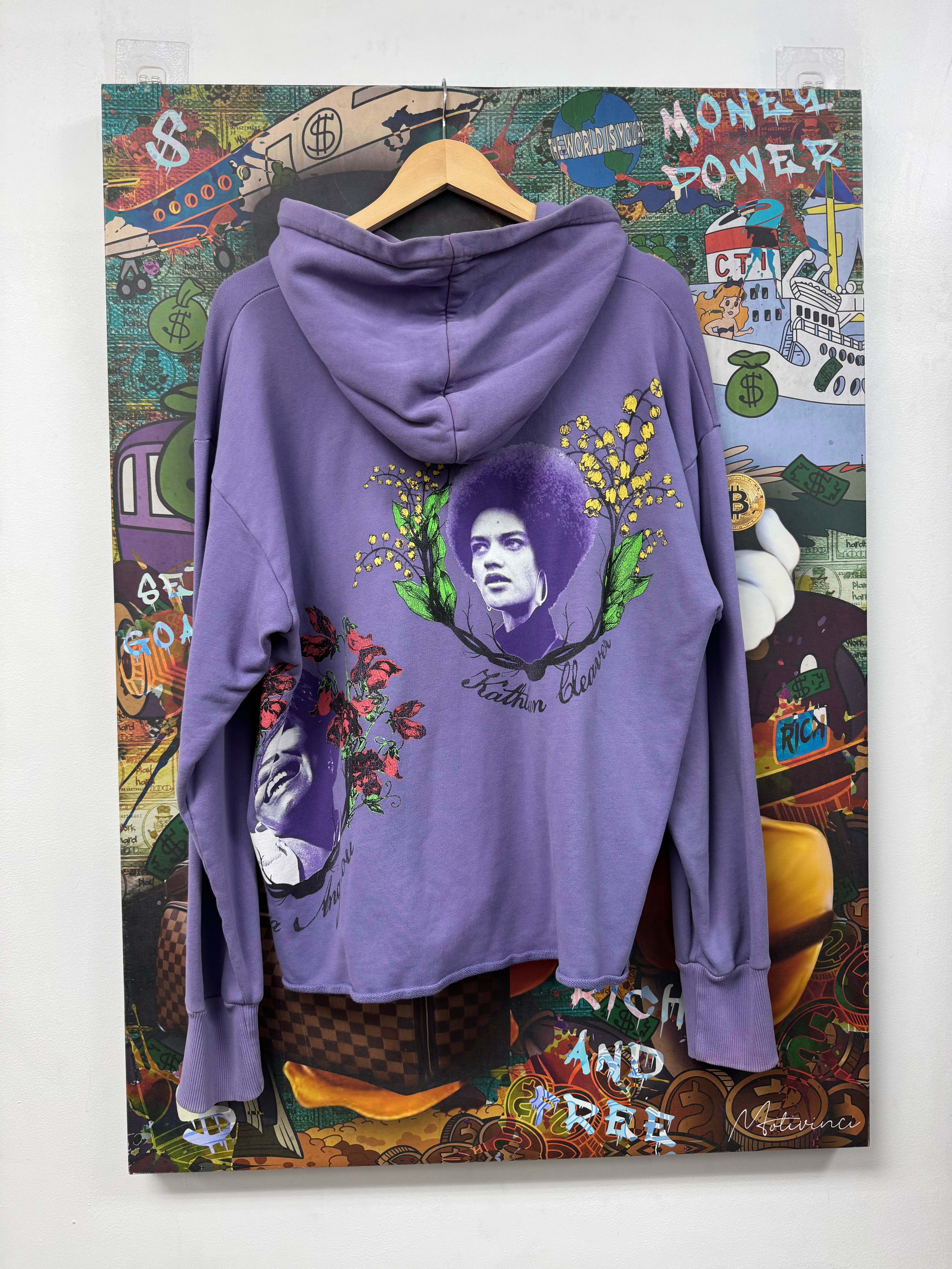 Barriers Purple Flower Hoodie