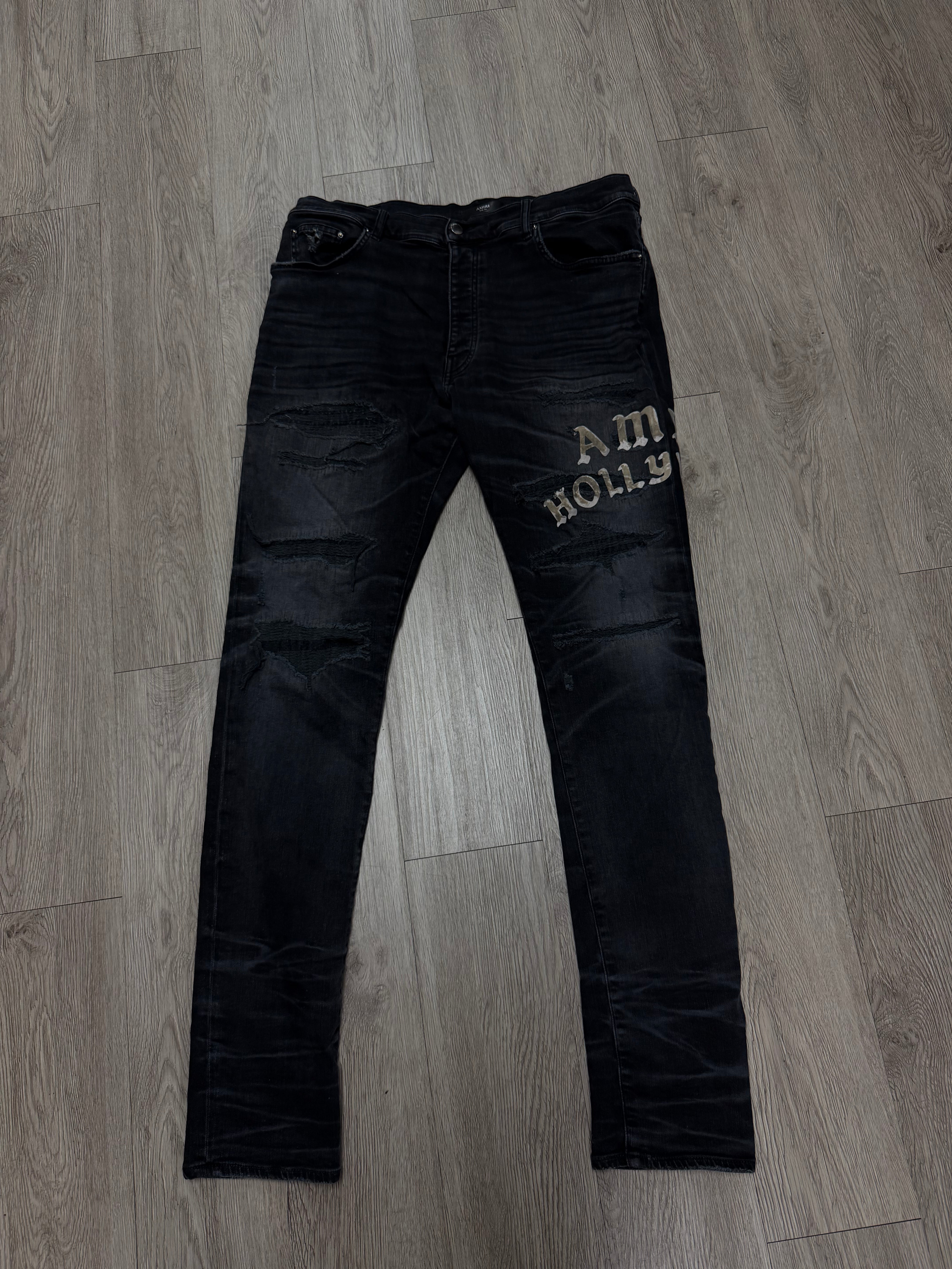 Amiri Black Hollywood Thrasher Jean