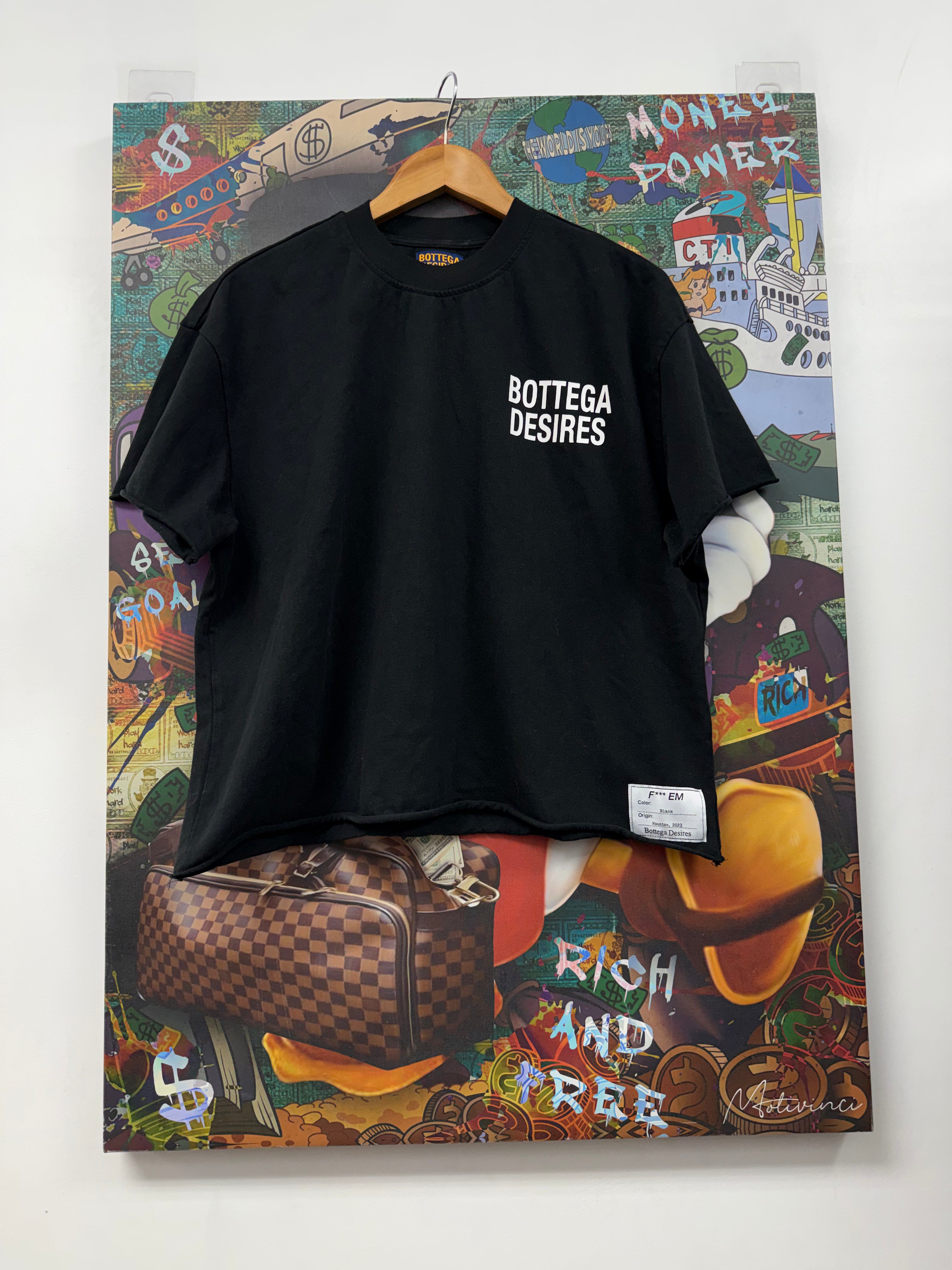Bottega Desires Black F*ck Em Tee