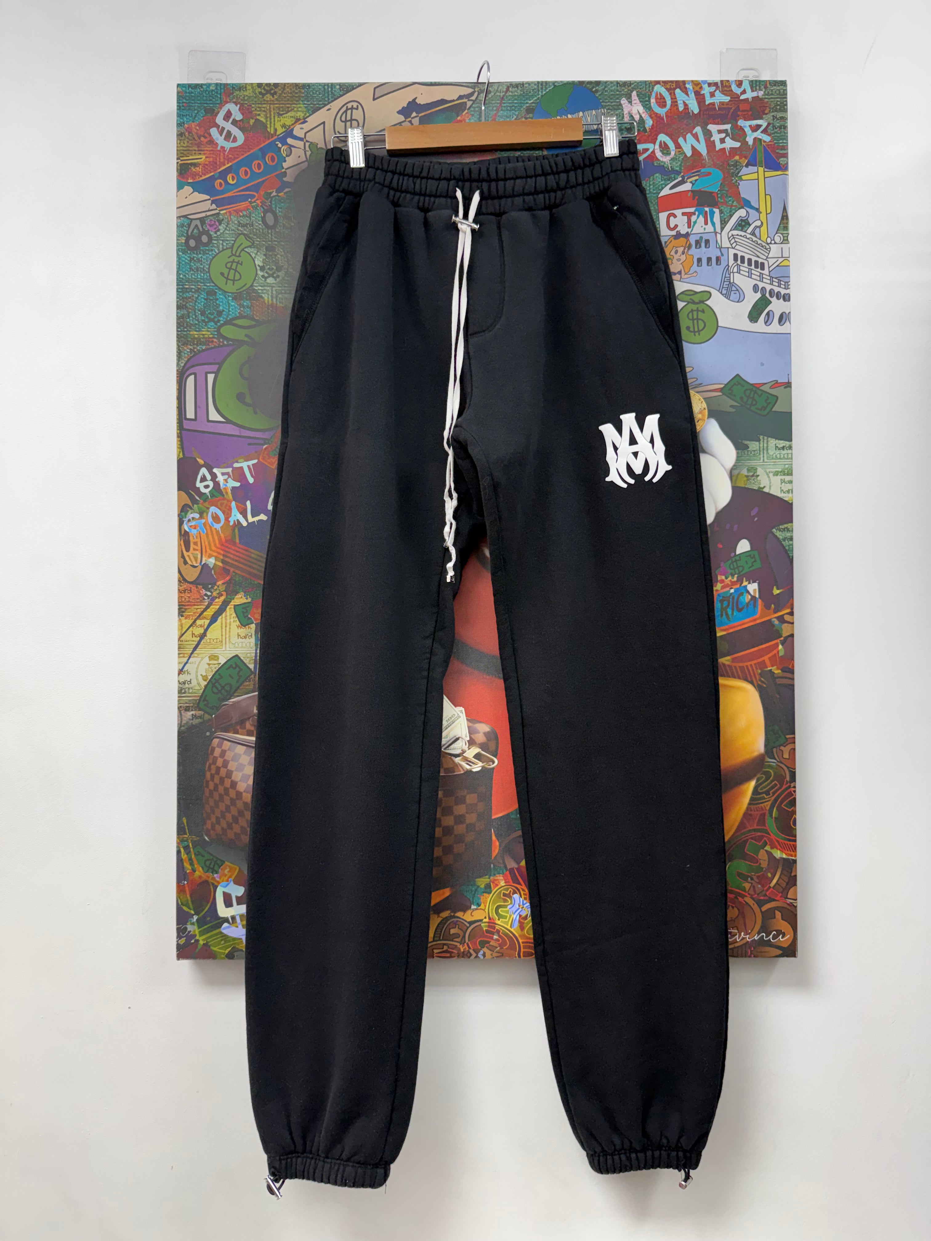 Amiri Black Whiite MA Sweats