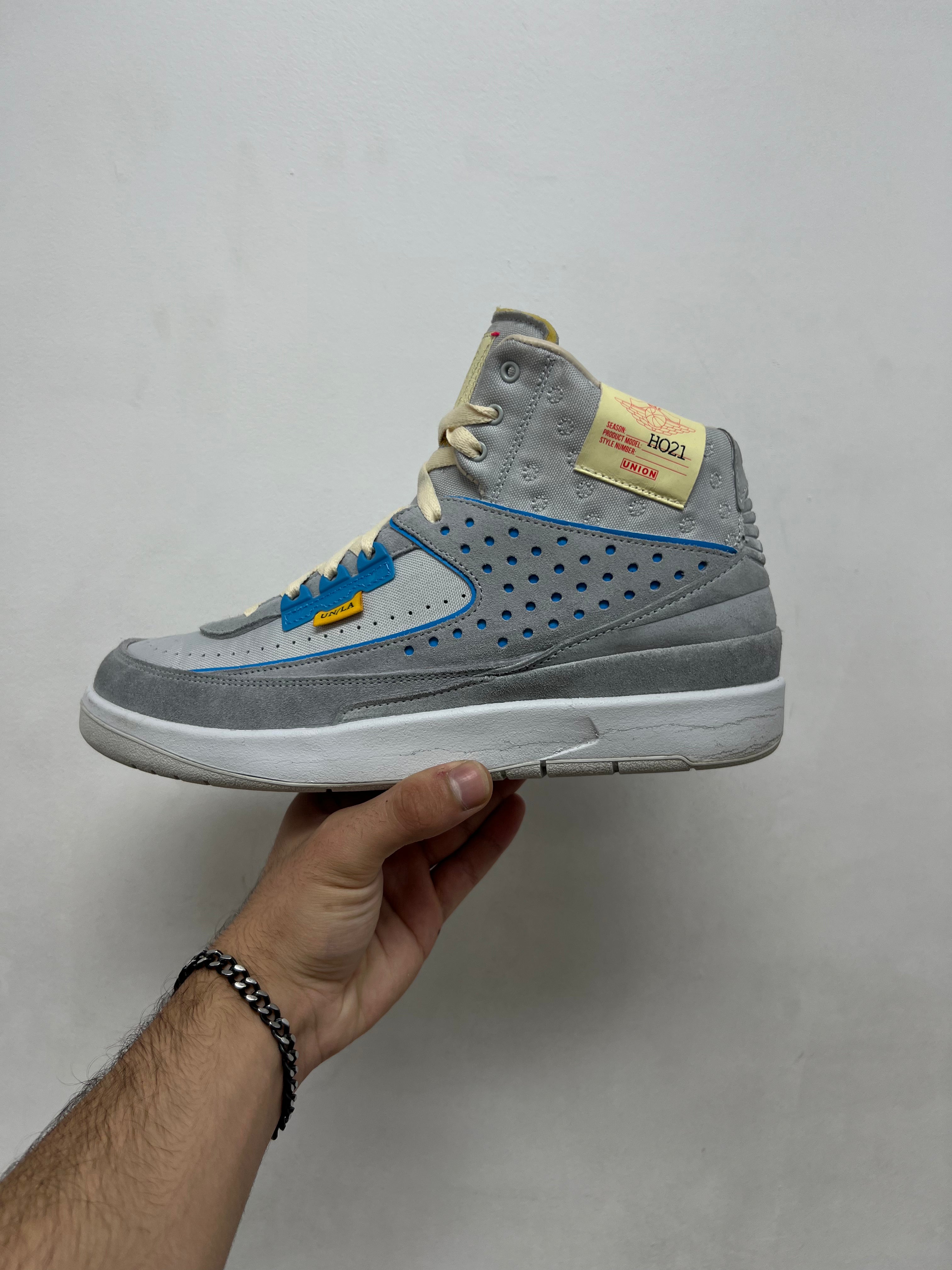 Jordan 2 Union Grey Fog Sneakers