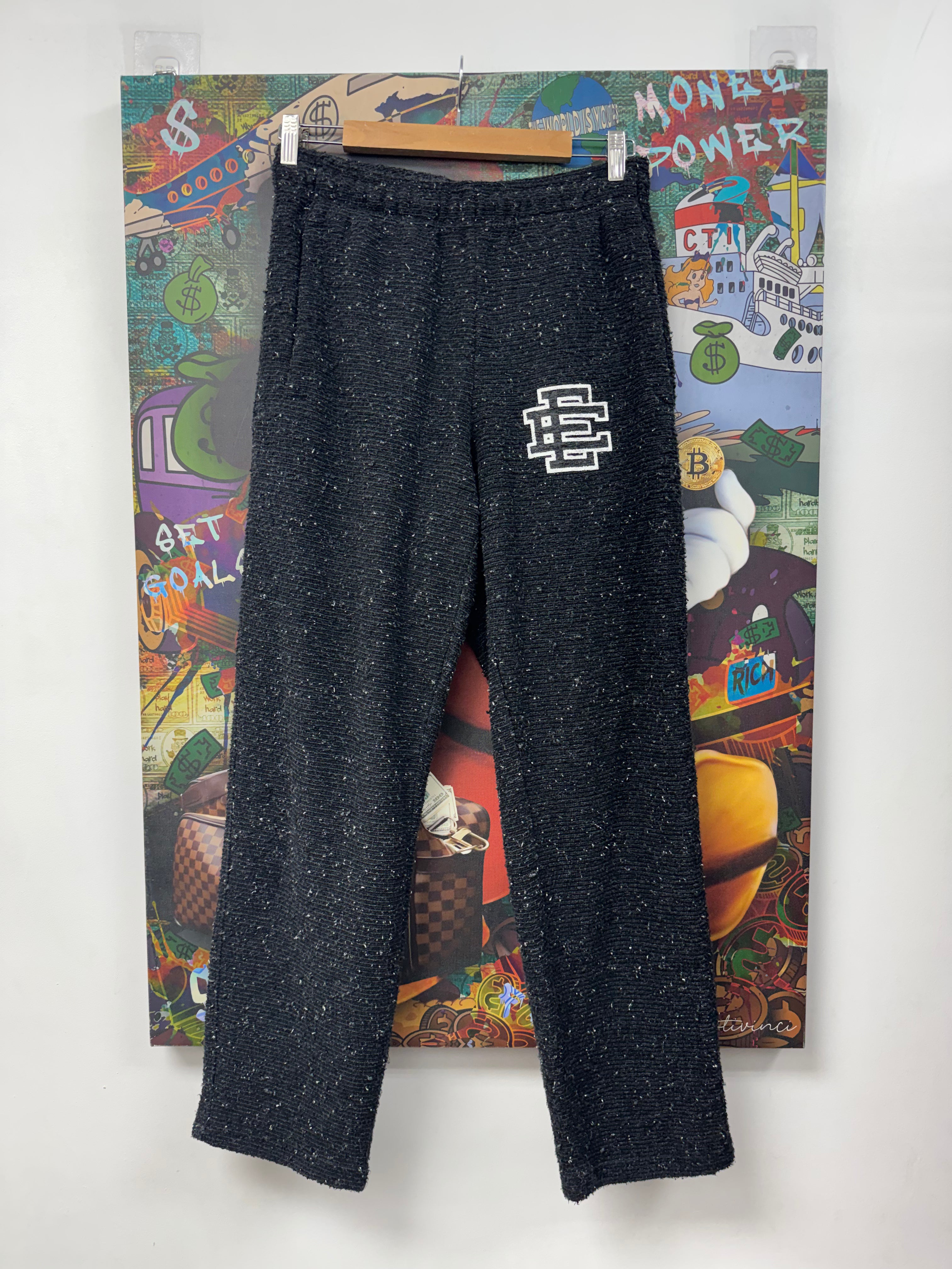 Eric Emanuel Black Boucle Sweats