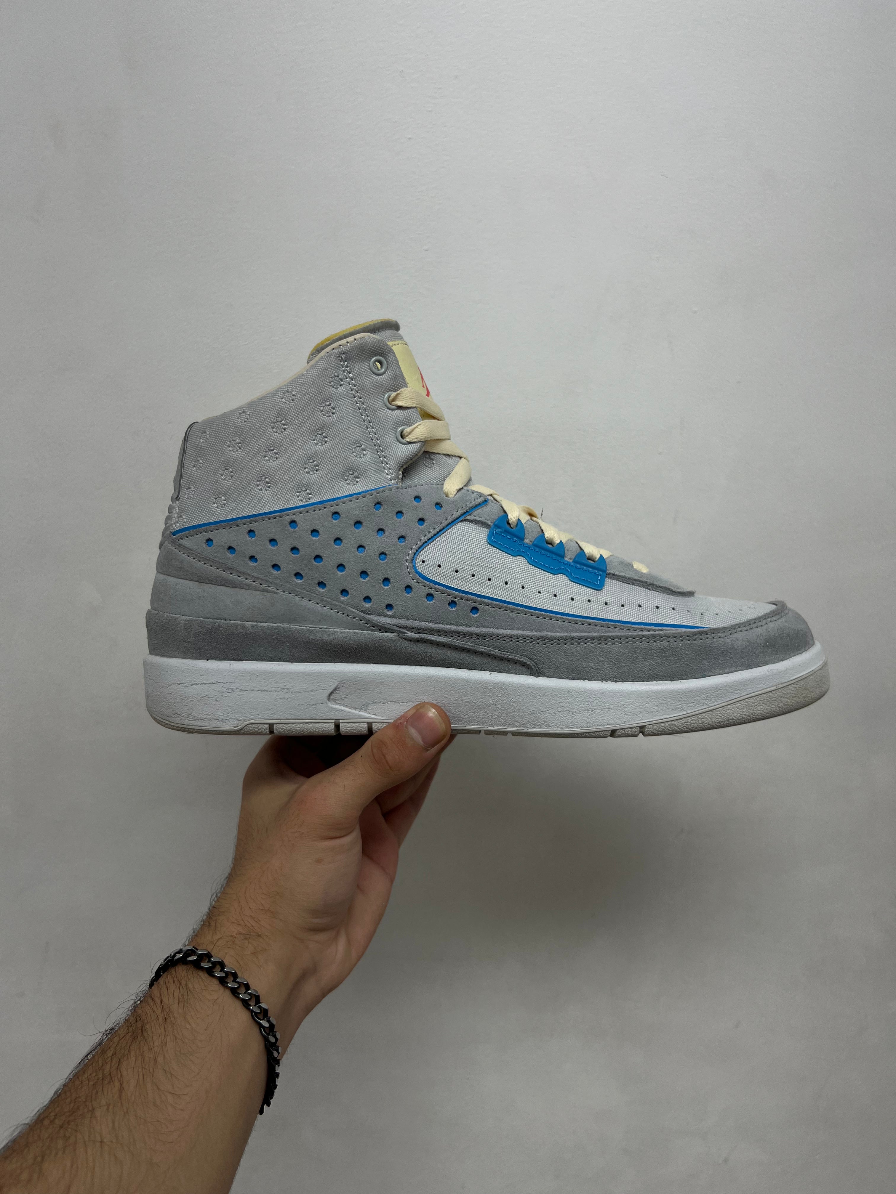 Jordan 2 Union Grey Fog Sneakers