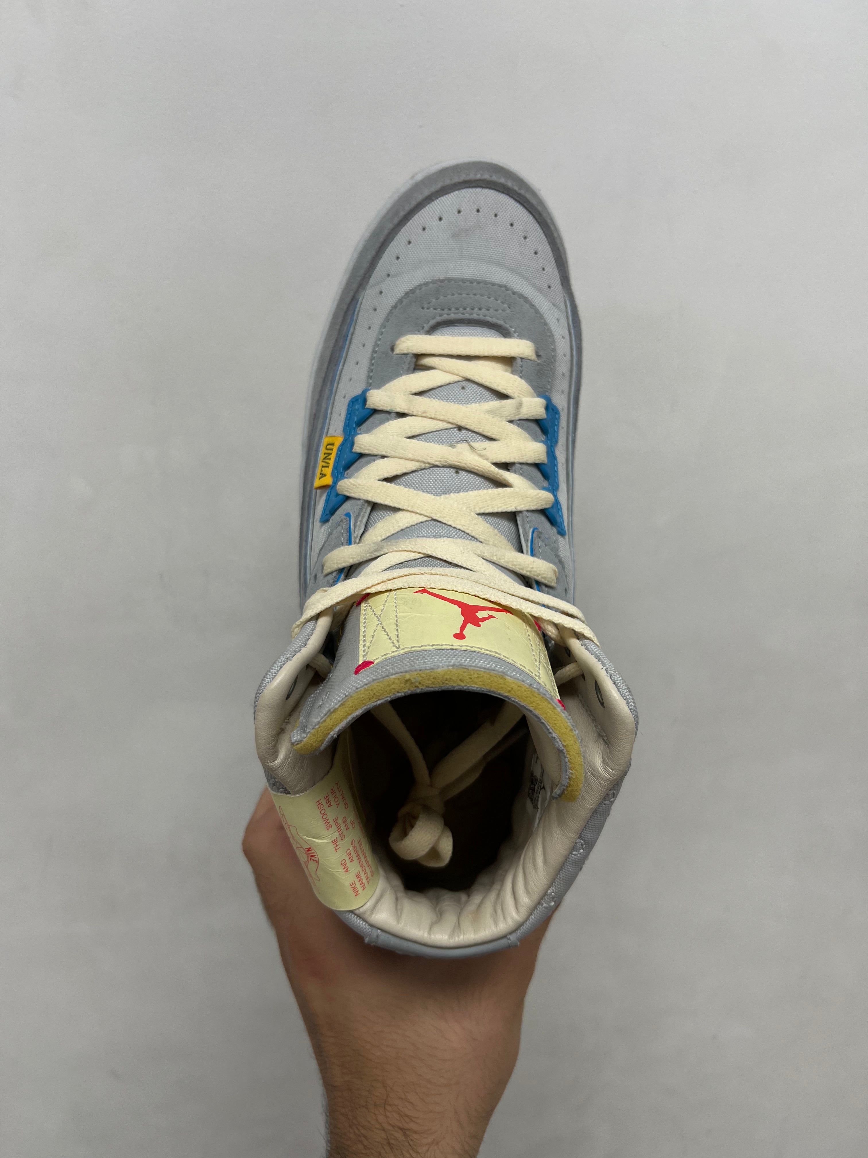 Jordan 2 Union Grey Fog Sneakers