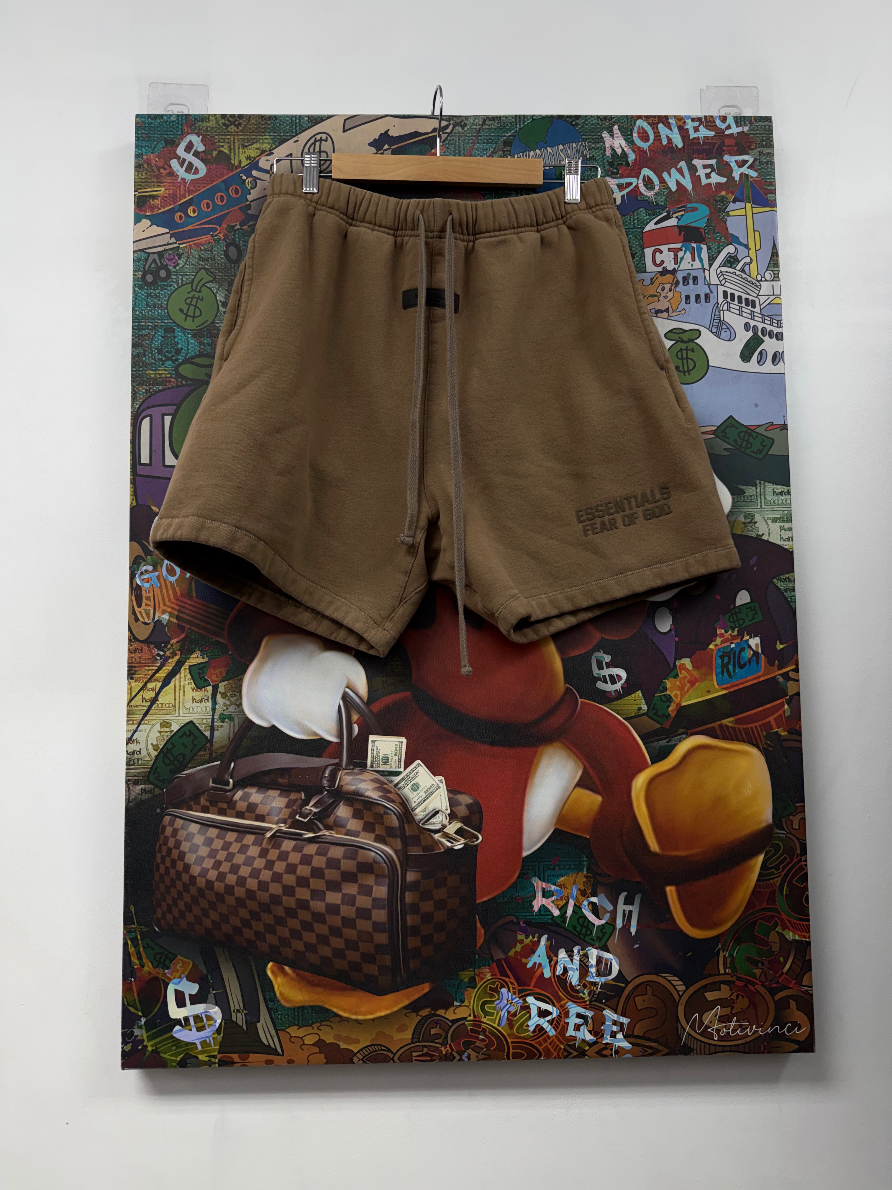 Essentials Taupe Shorts