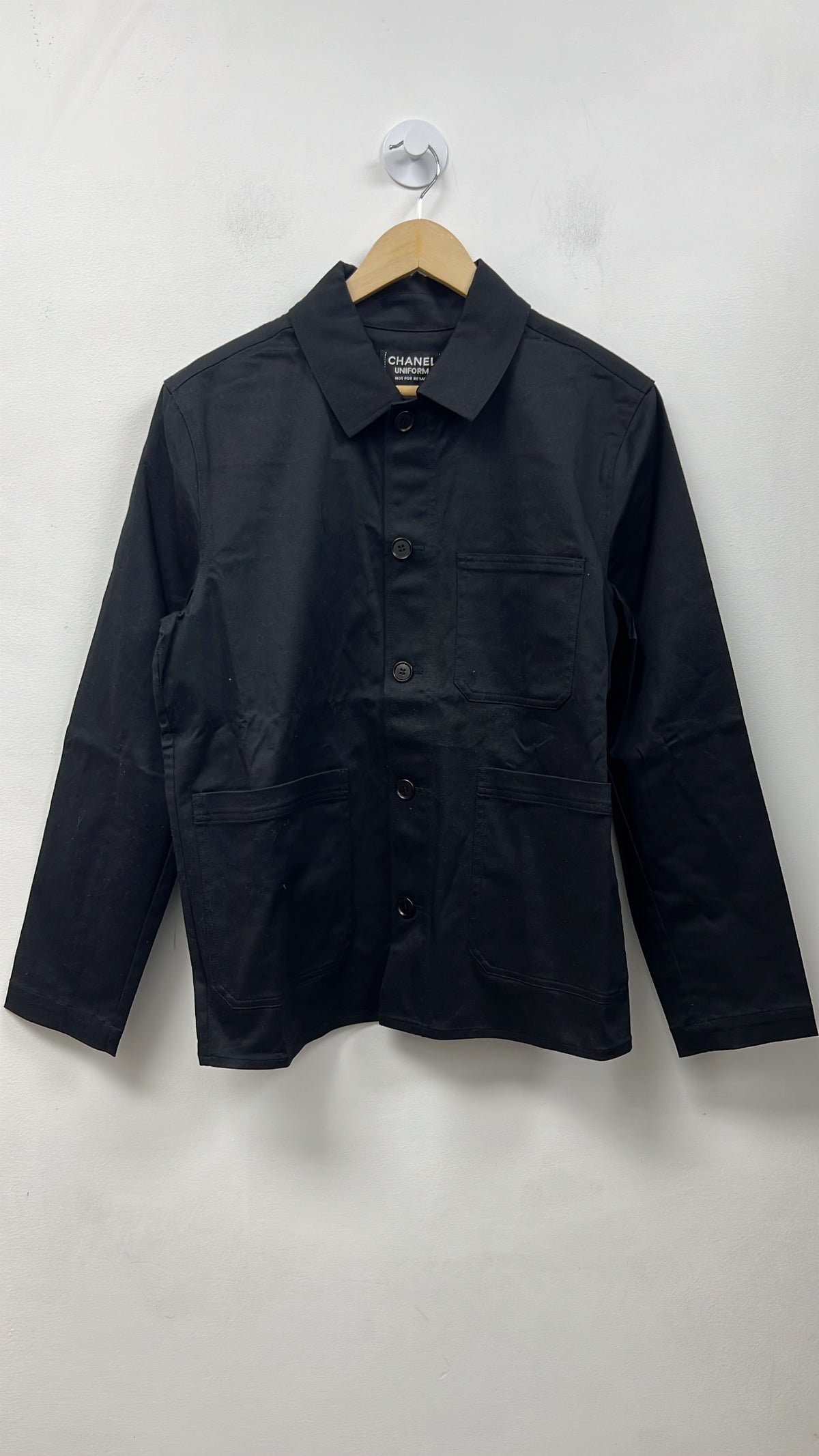 Chanel Black Uniform (46) Button Up