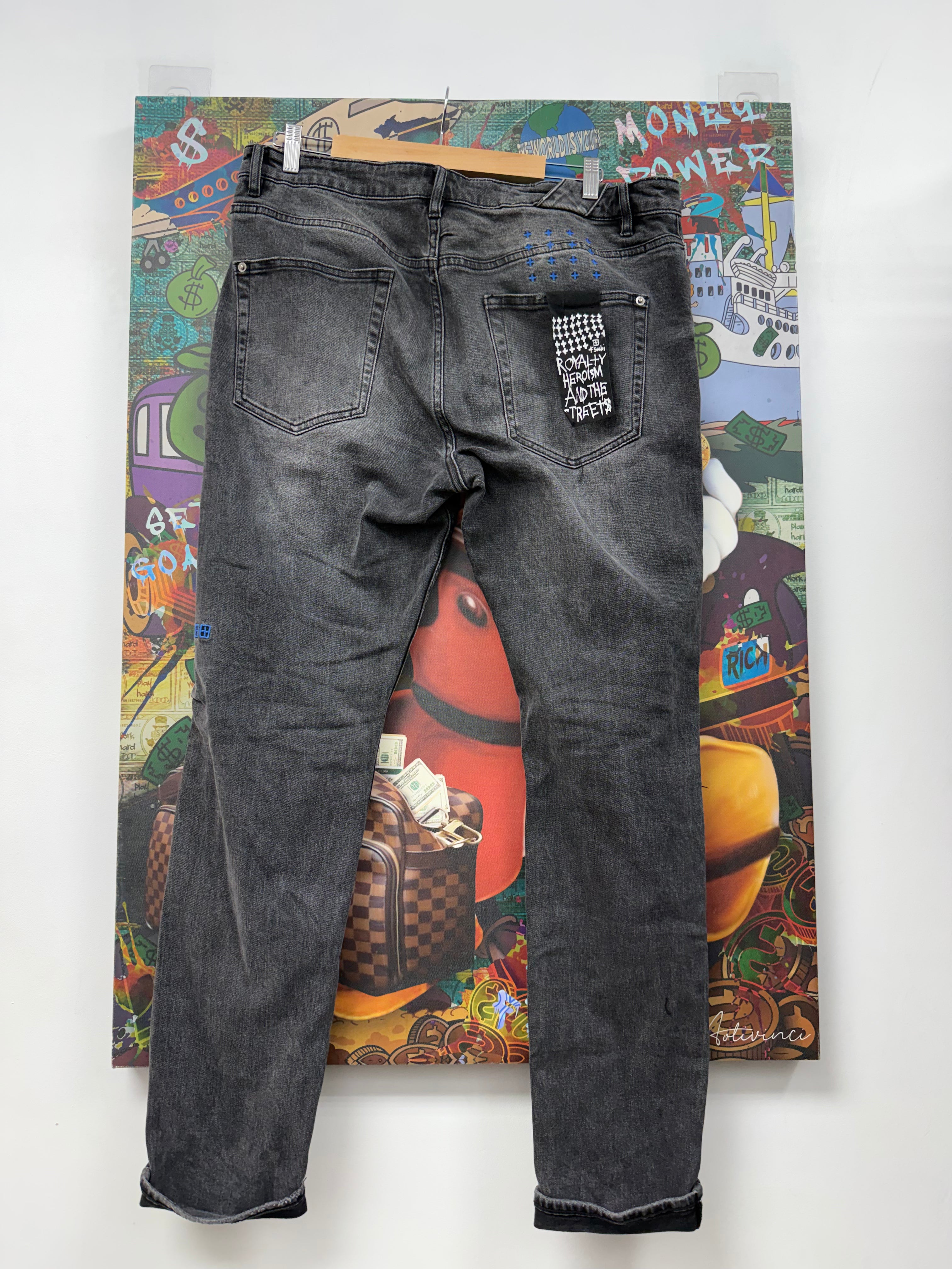 Ksubi Grey Blue Jeans