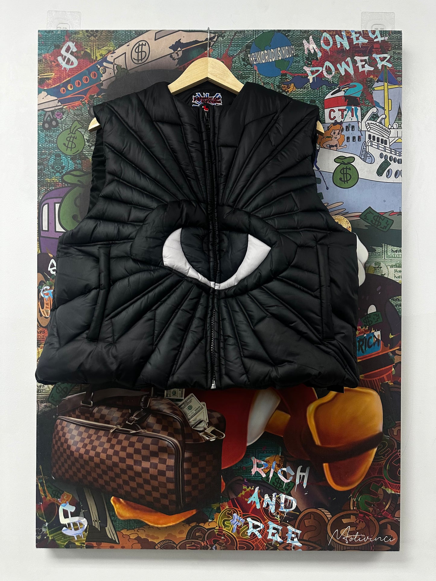 House Of Erros Vest Black Eye New Small
