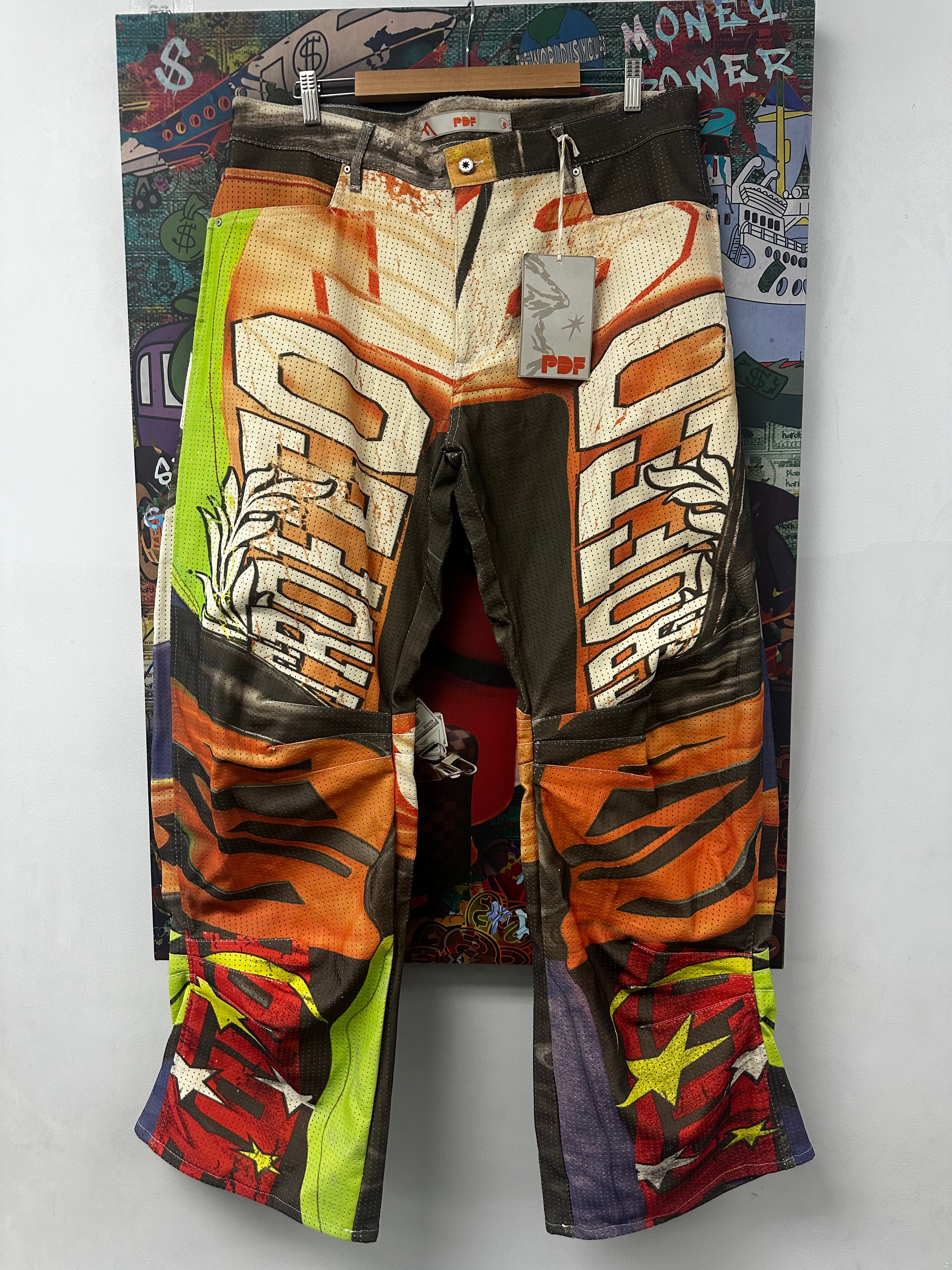 PDF Channel No Name Multicolor Jeans New With Tags 36