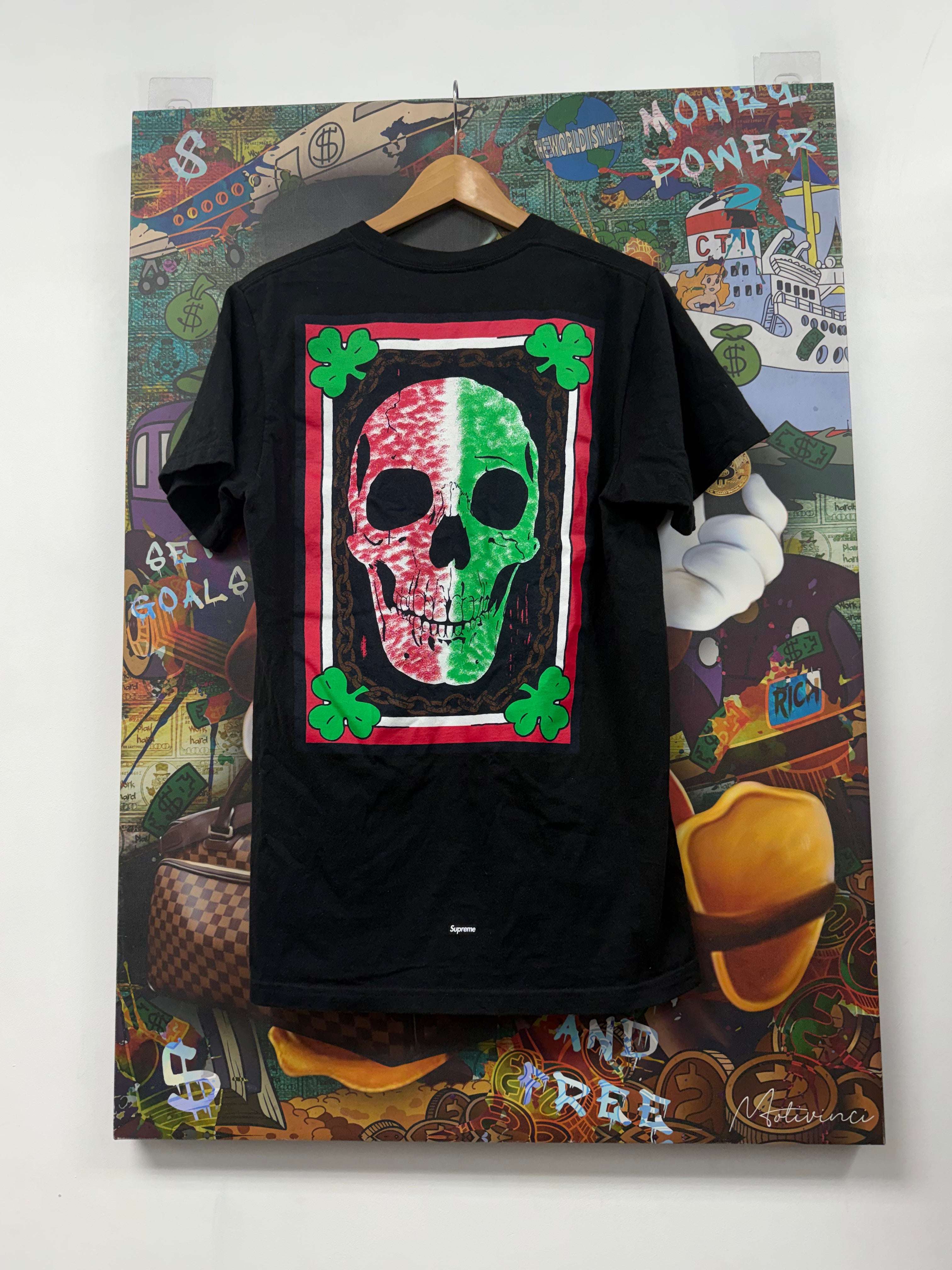 Supreme Black Skull Mike Kelly Tee