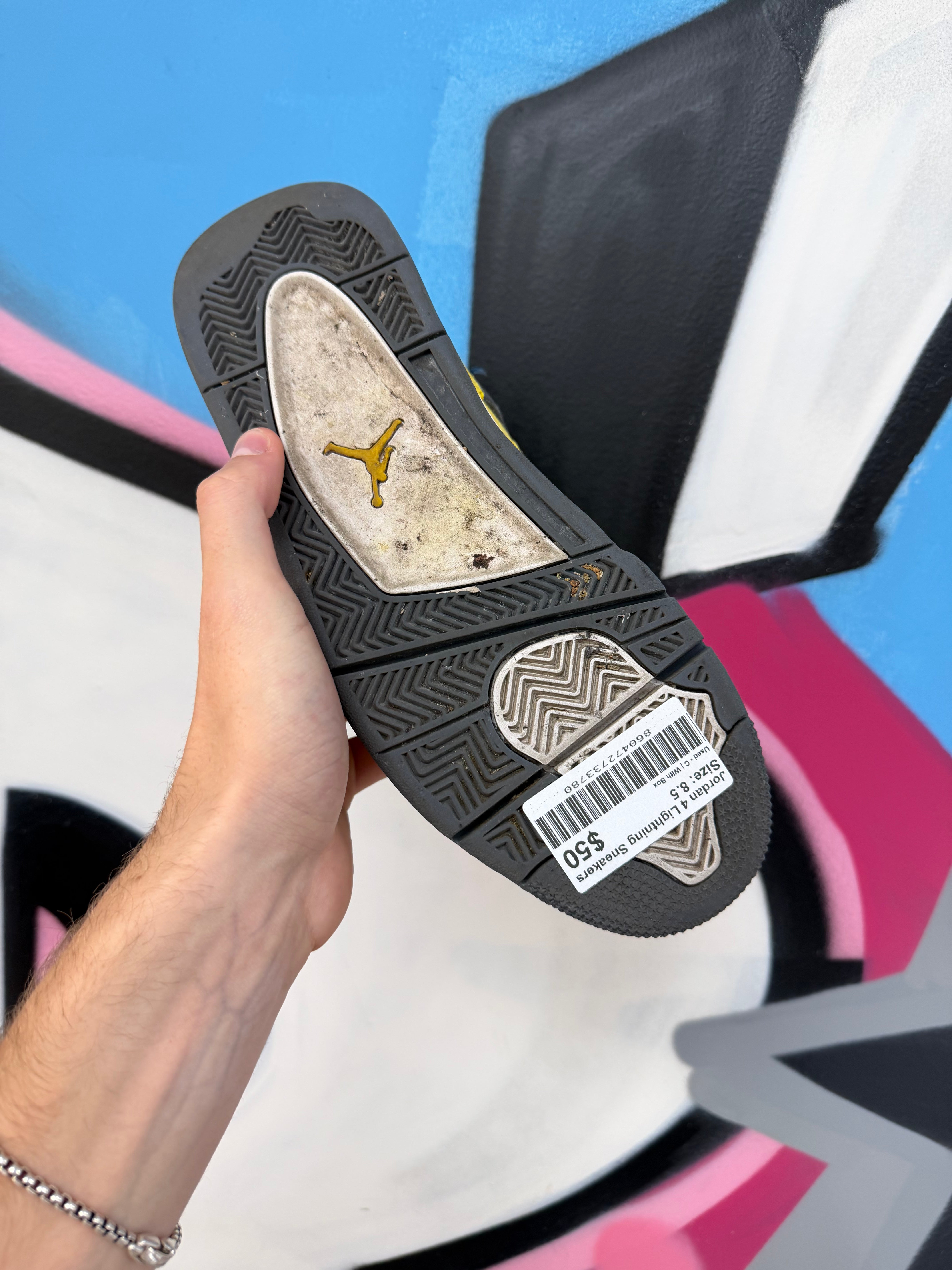 Jordan 4 Lightning Sneakers