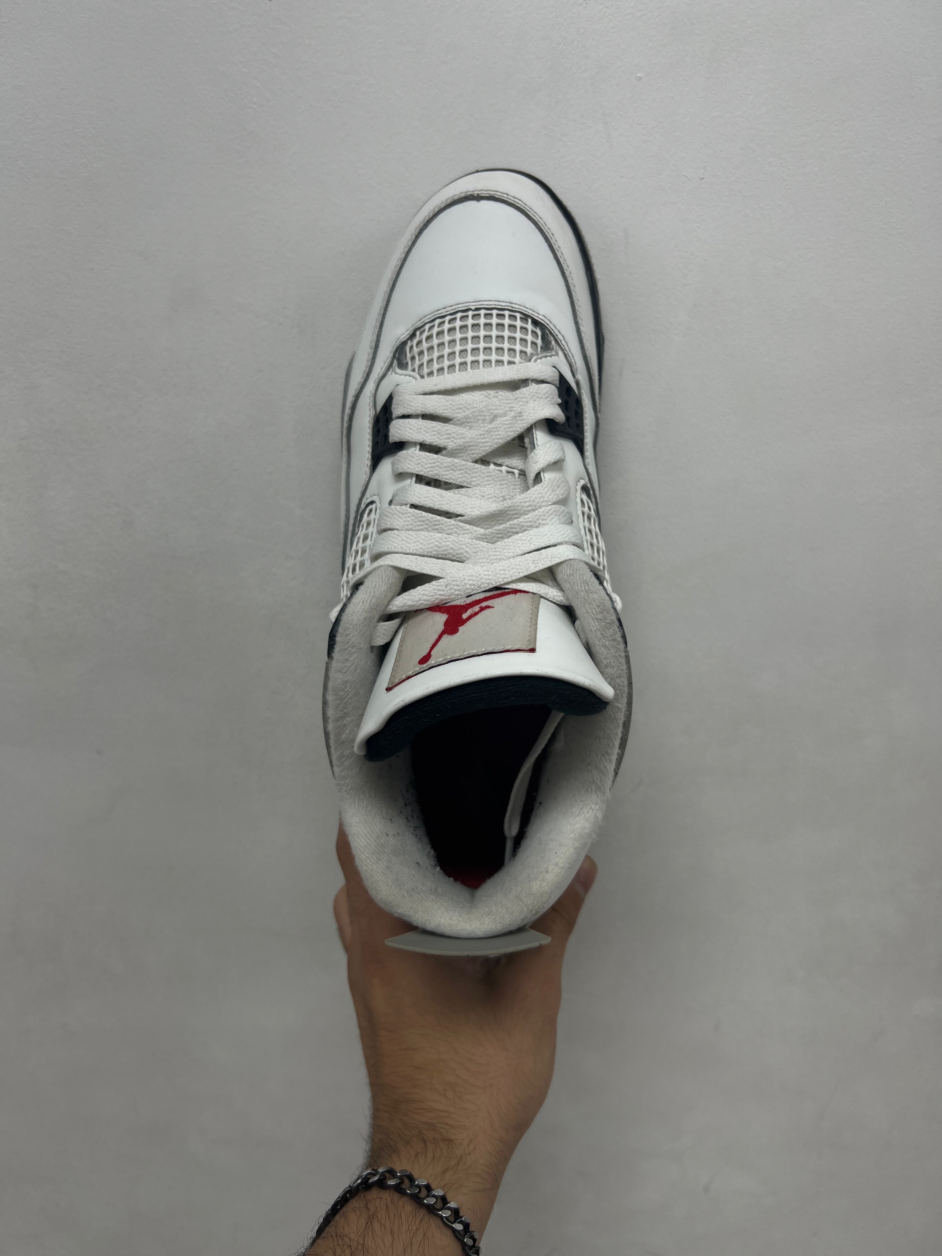 Jordan 4 White Cement Sneakers