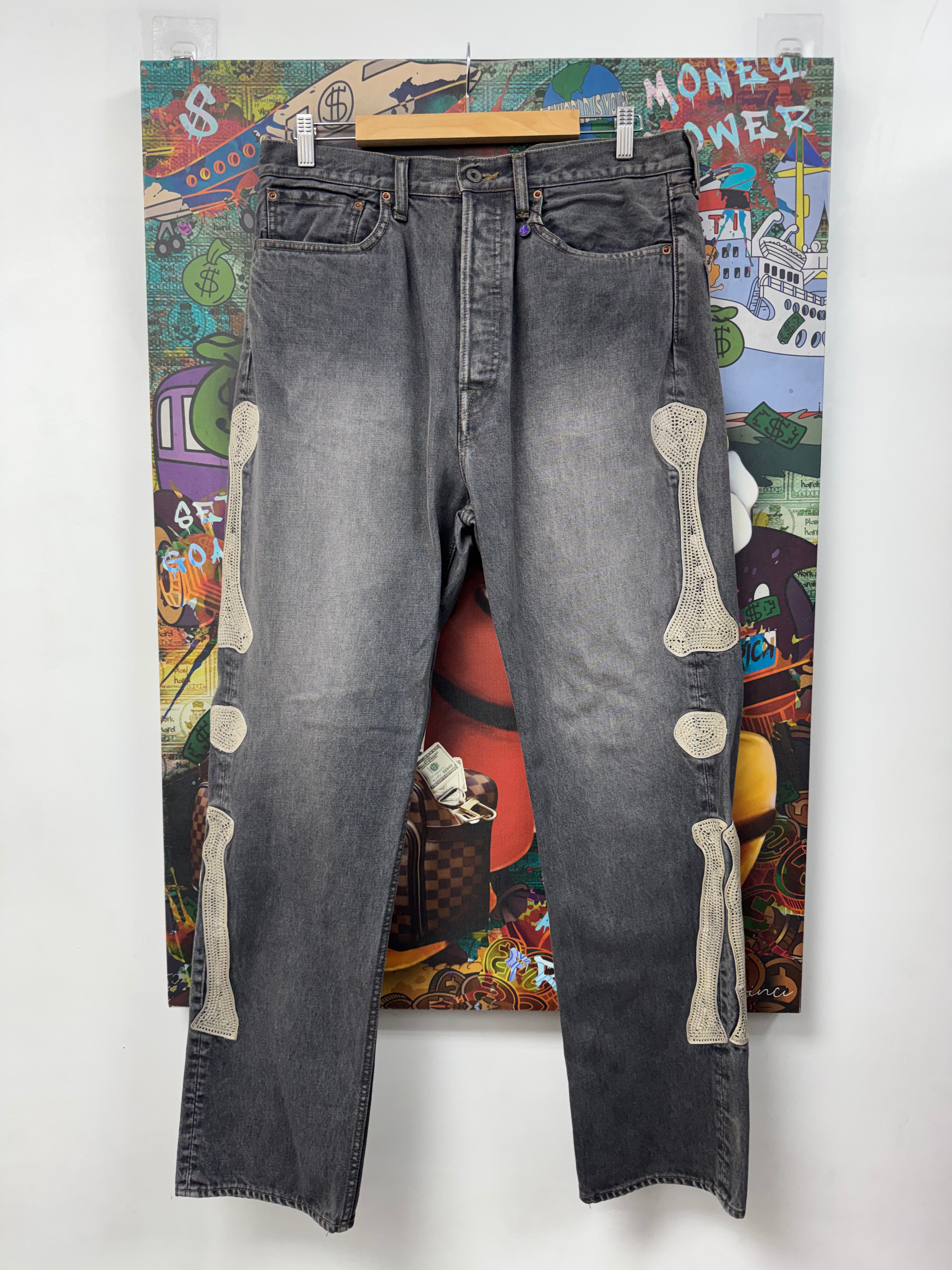 Kapital Grey Bone Jeans