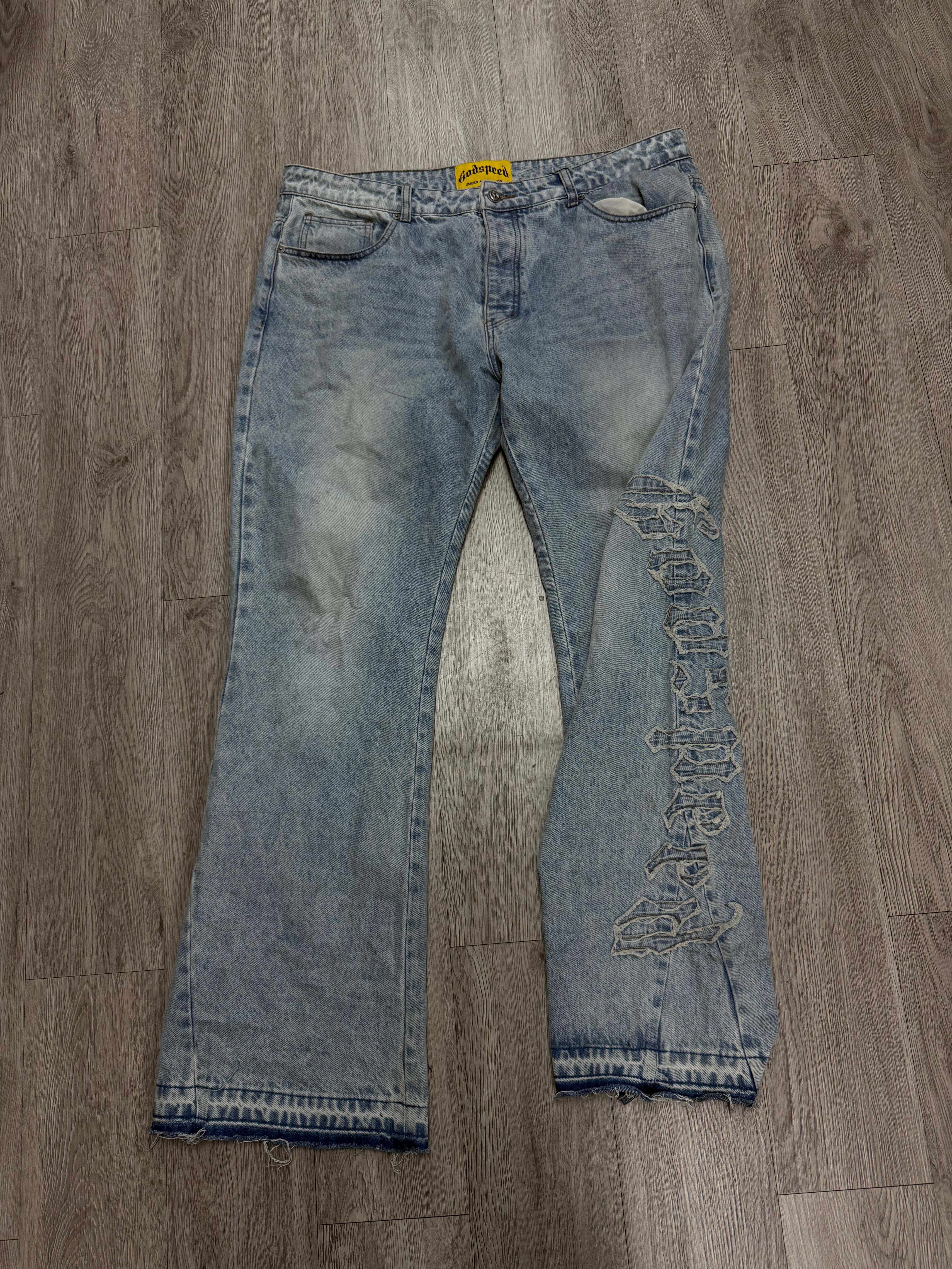 Godspeed Stiched Side Logo Jeans