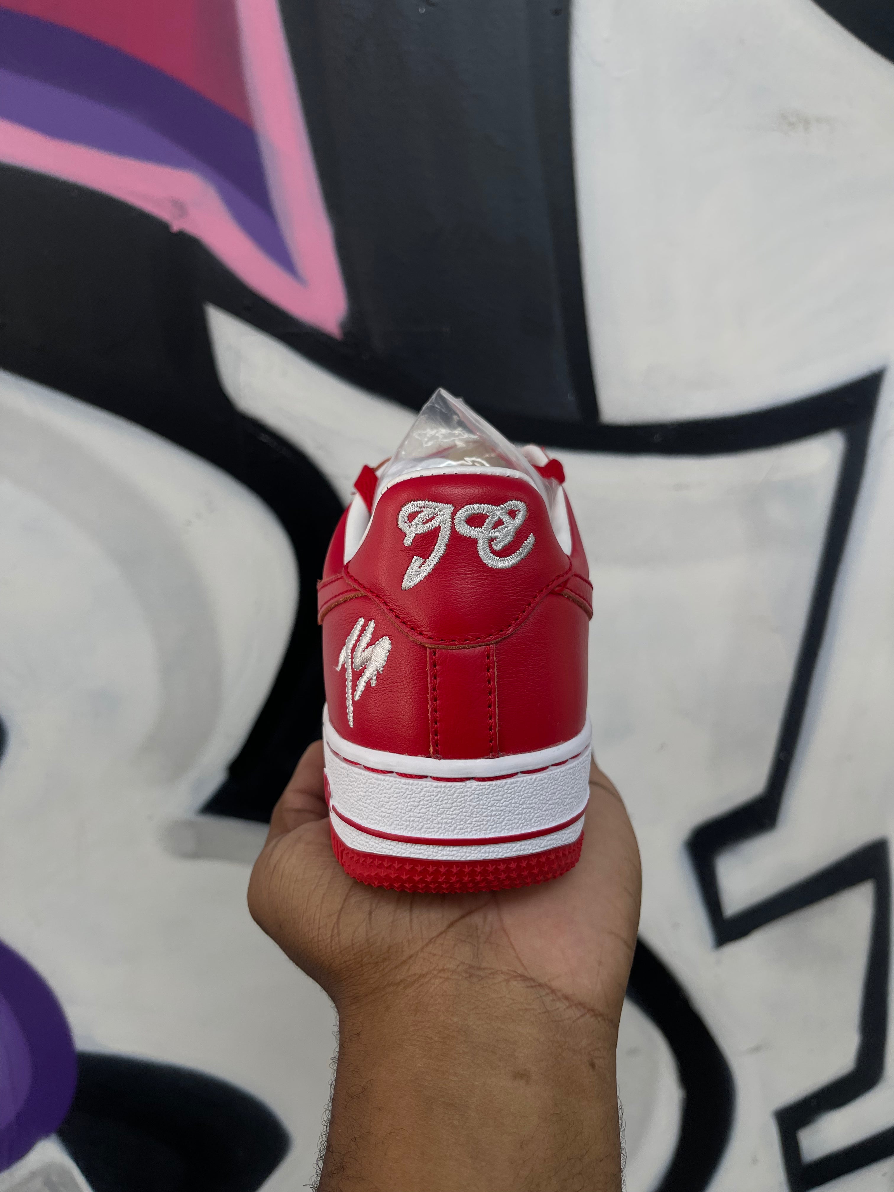 Nike AF1 Low Terror Squad Red Sneakers