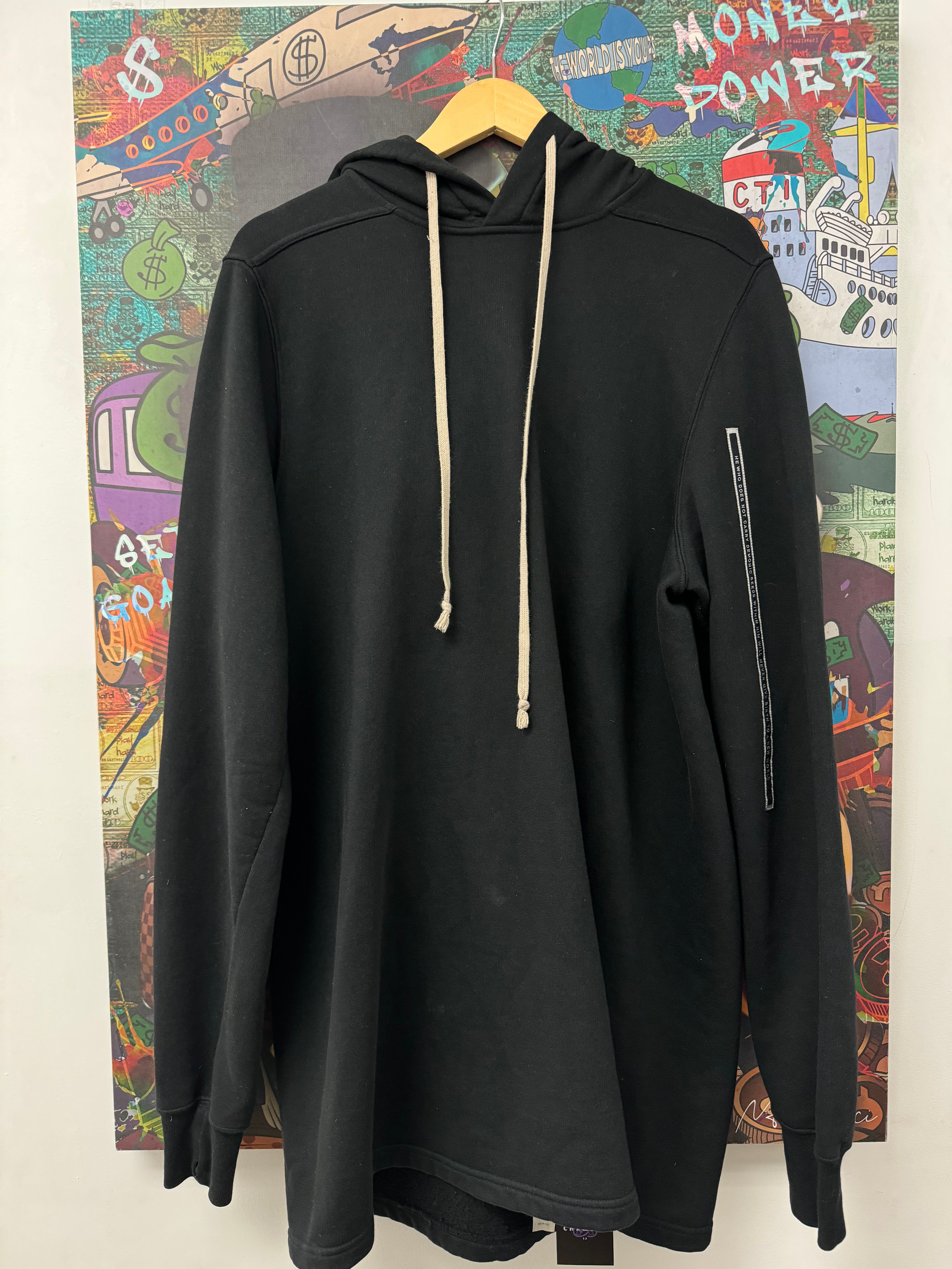 Rick Owens DRKSHDW Hoodie Black Used Medium N/A