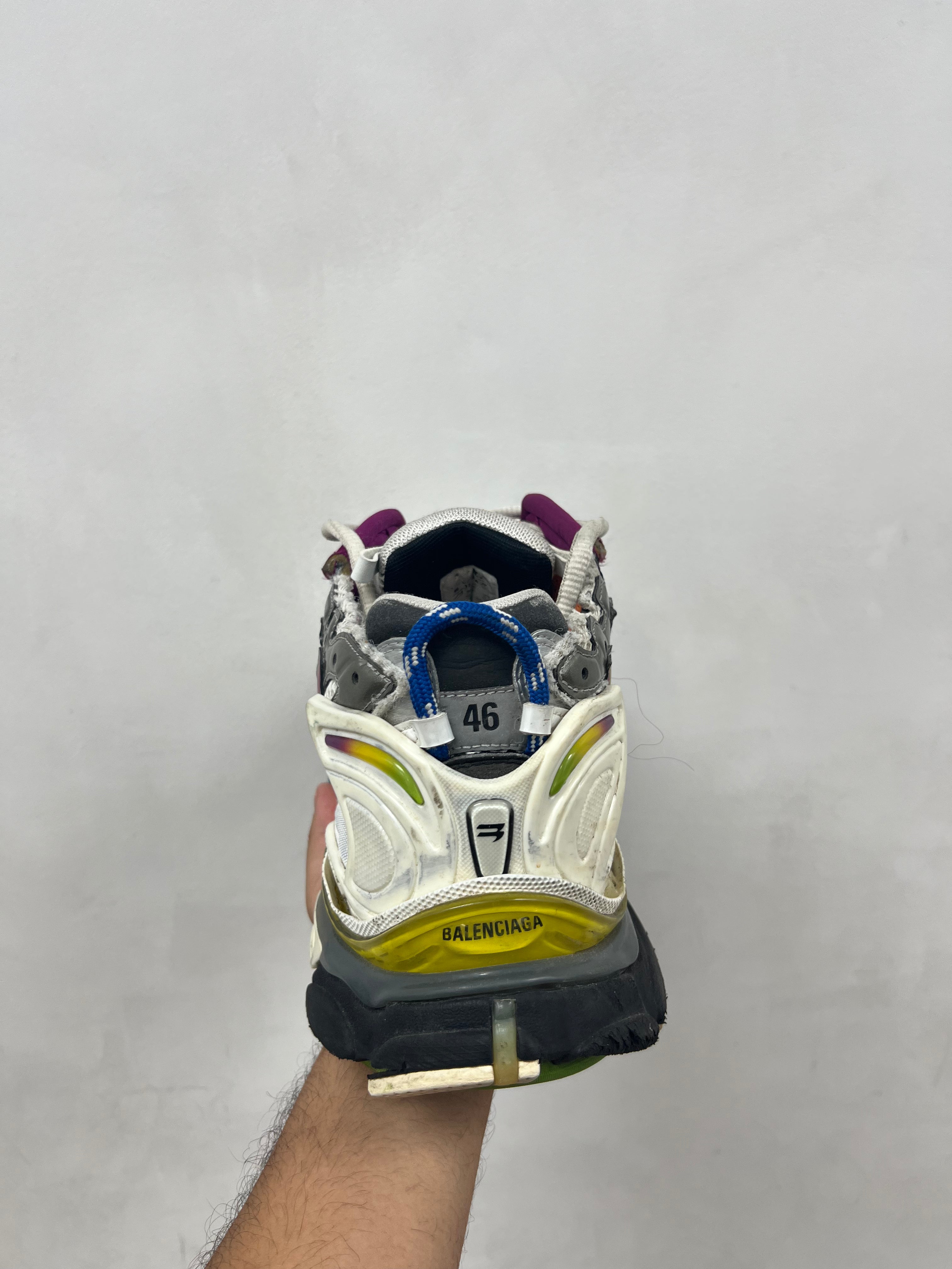 Balenciaga Multi Color Runner Sneakers