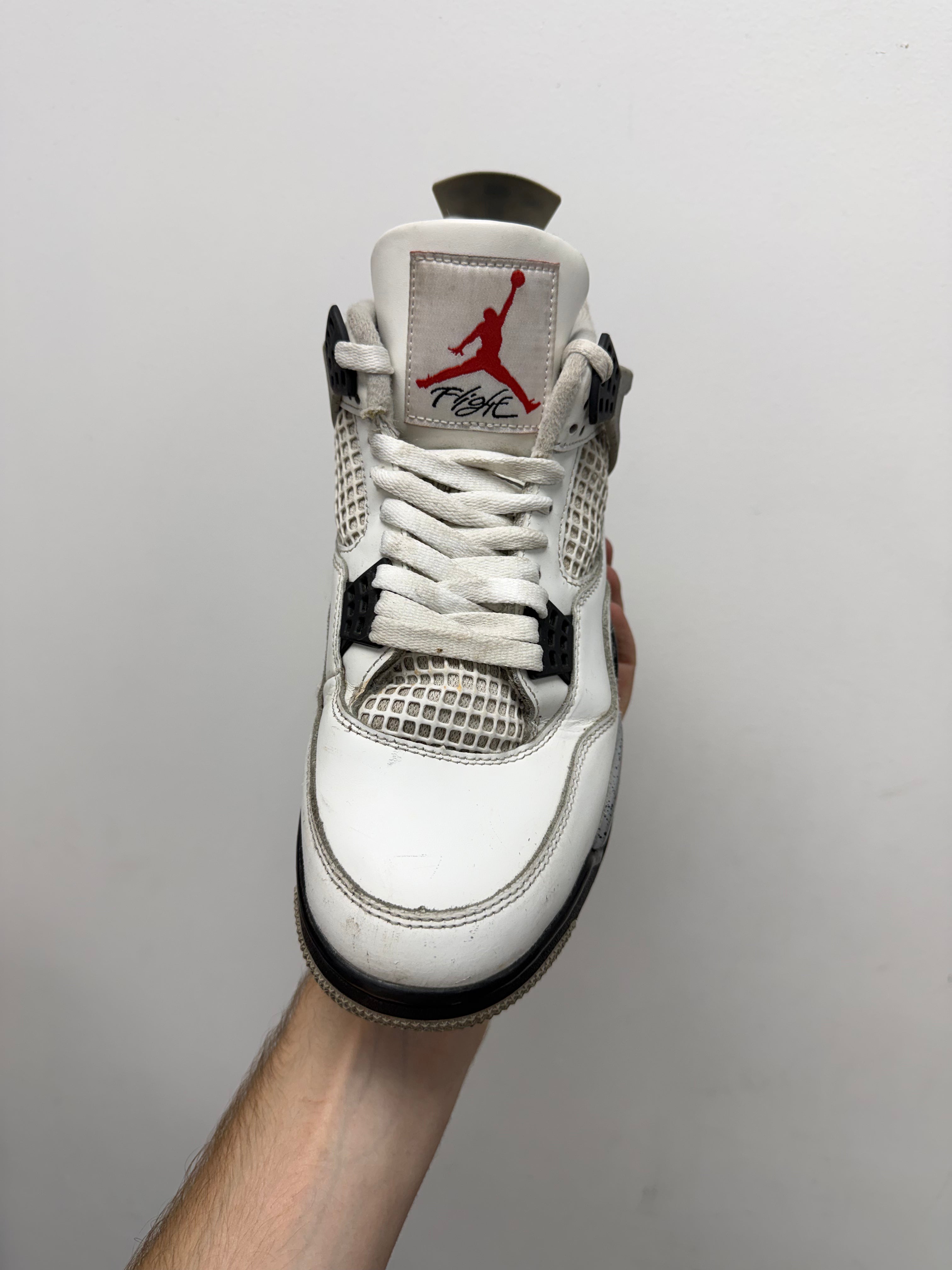 Jordan 4 White Cement Sneakers