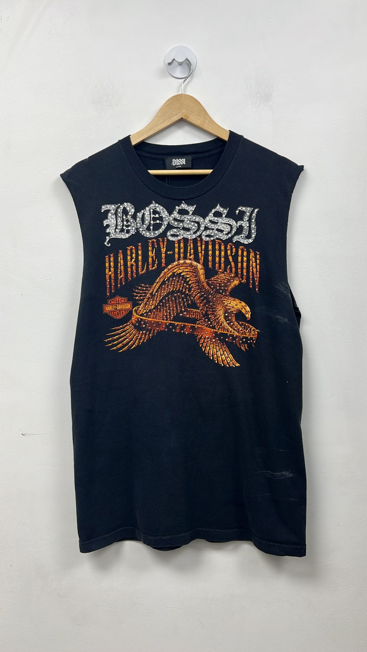Bossi Harley Davidson Eagle Sleeveless Tee