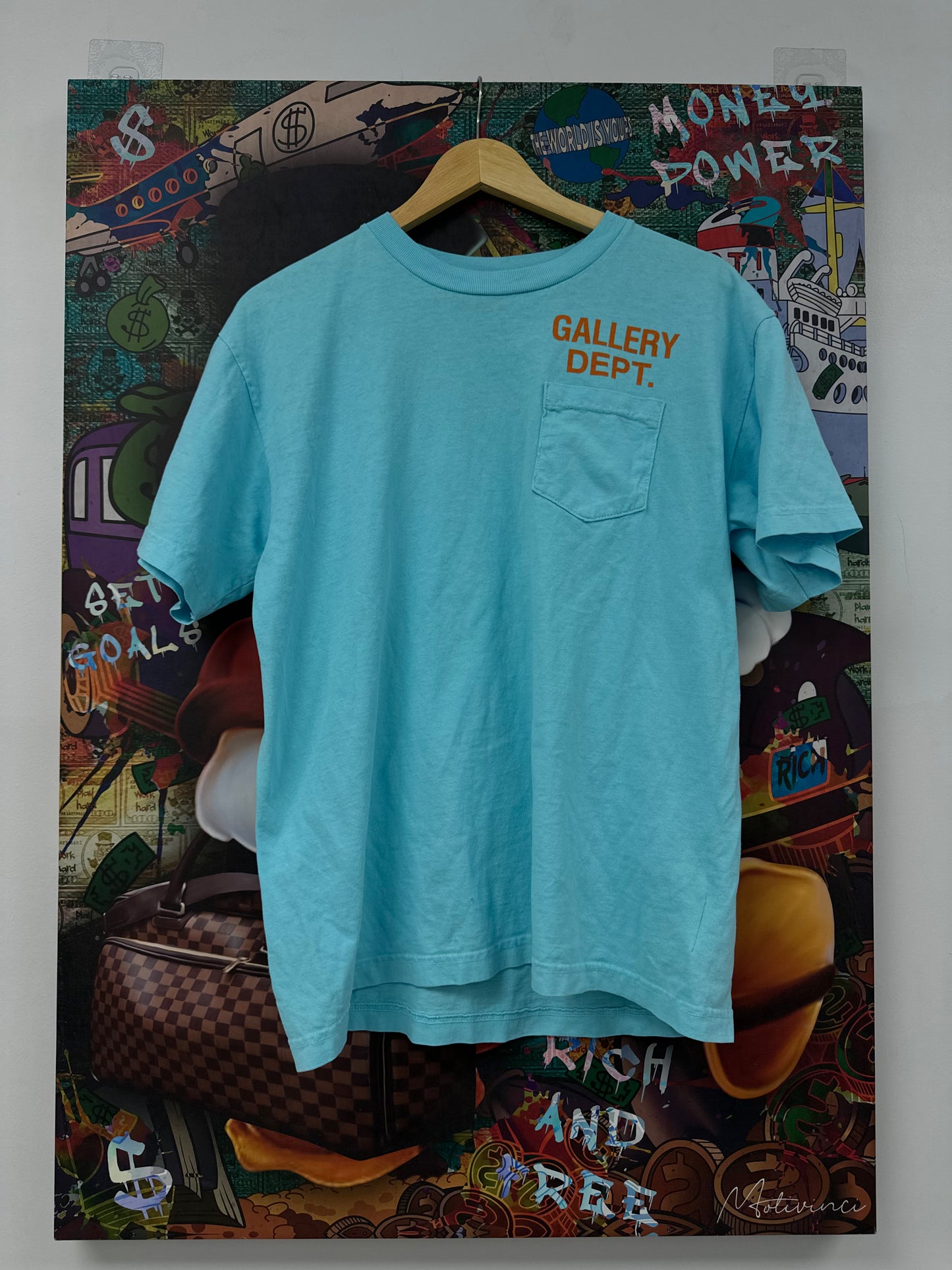 Gallery Dept Tee Blue Orange New Medium N/A