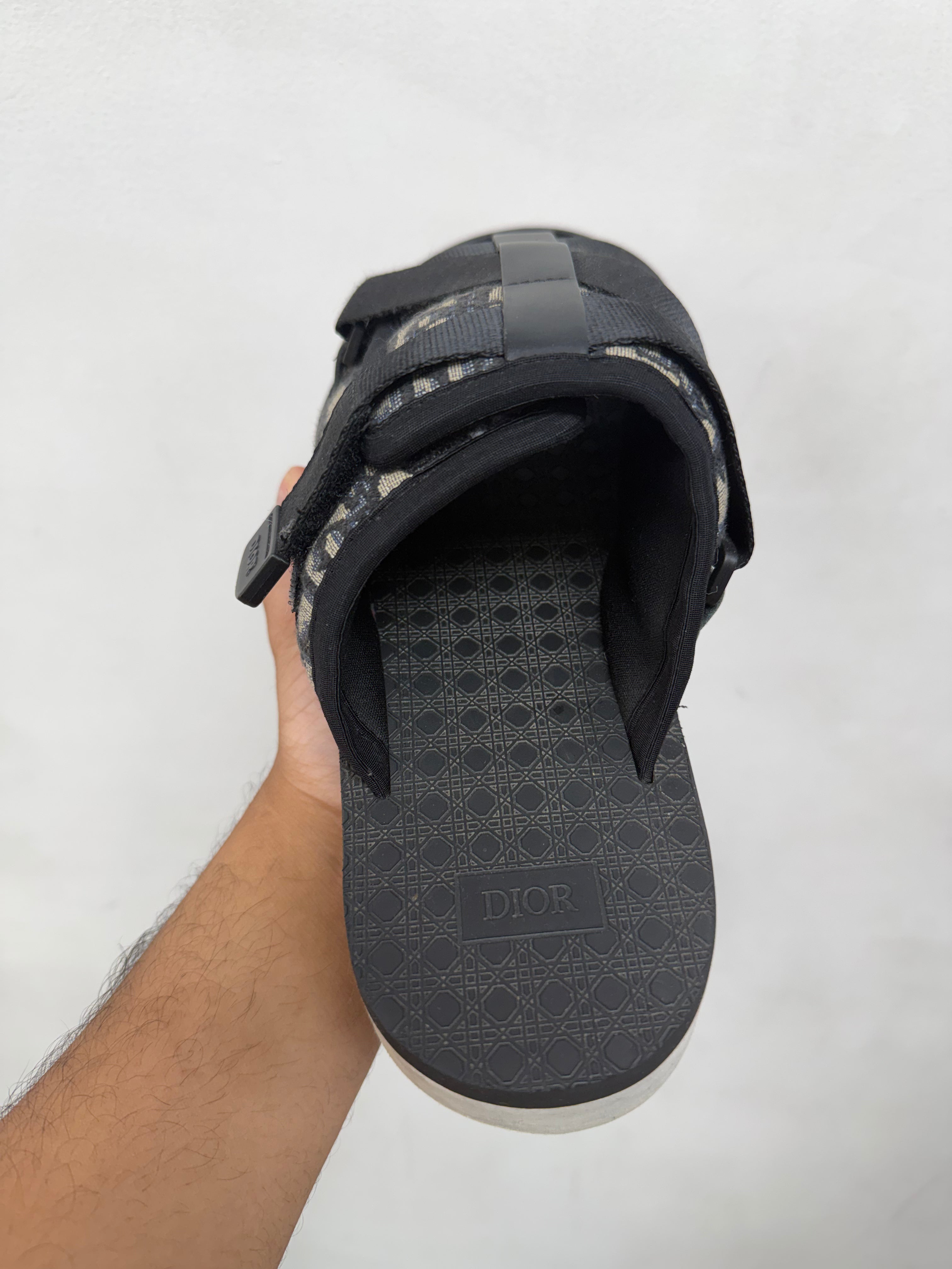 Dior Black Alpha Slides