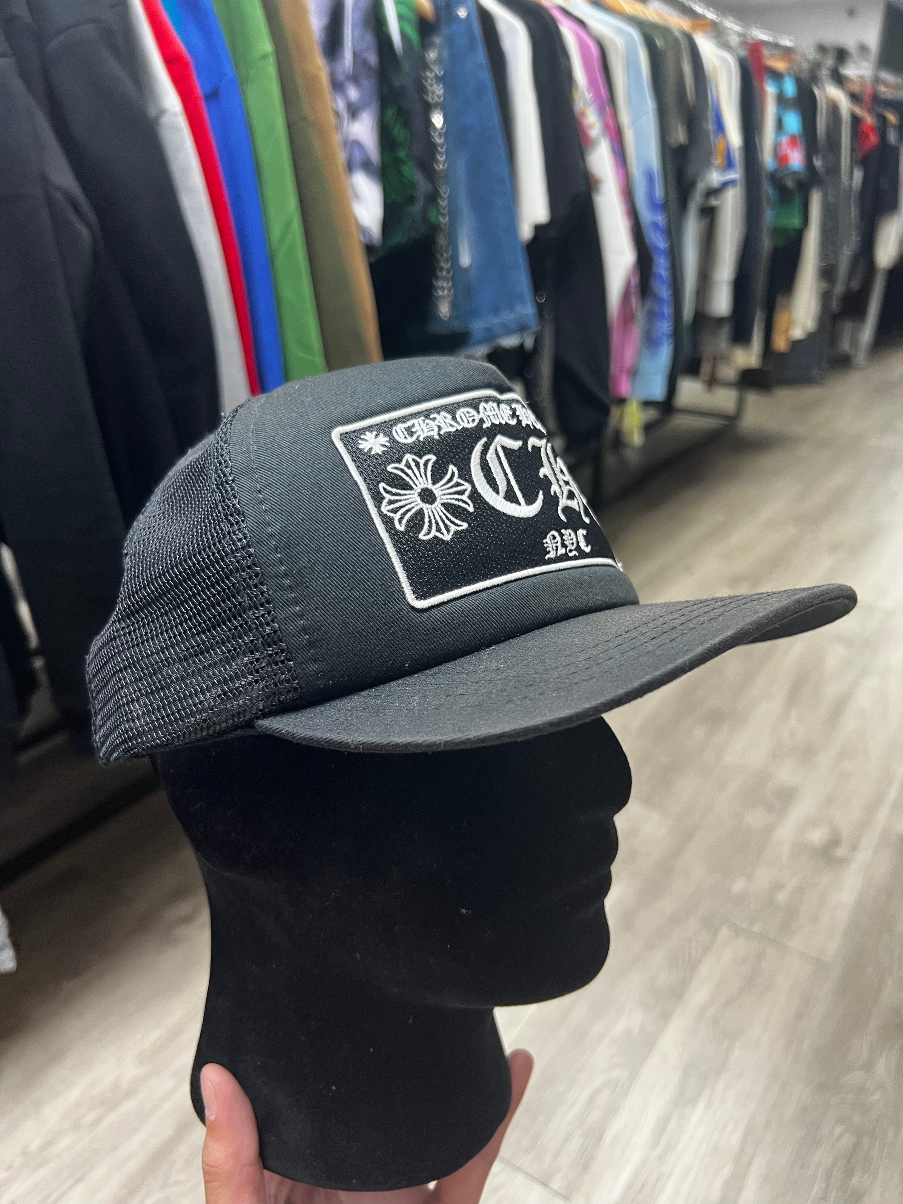 Chrome Hearts Black NYC Hat