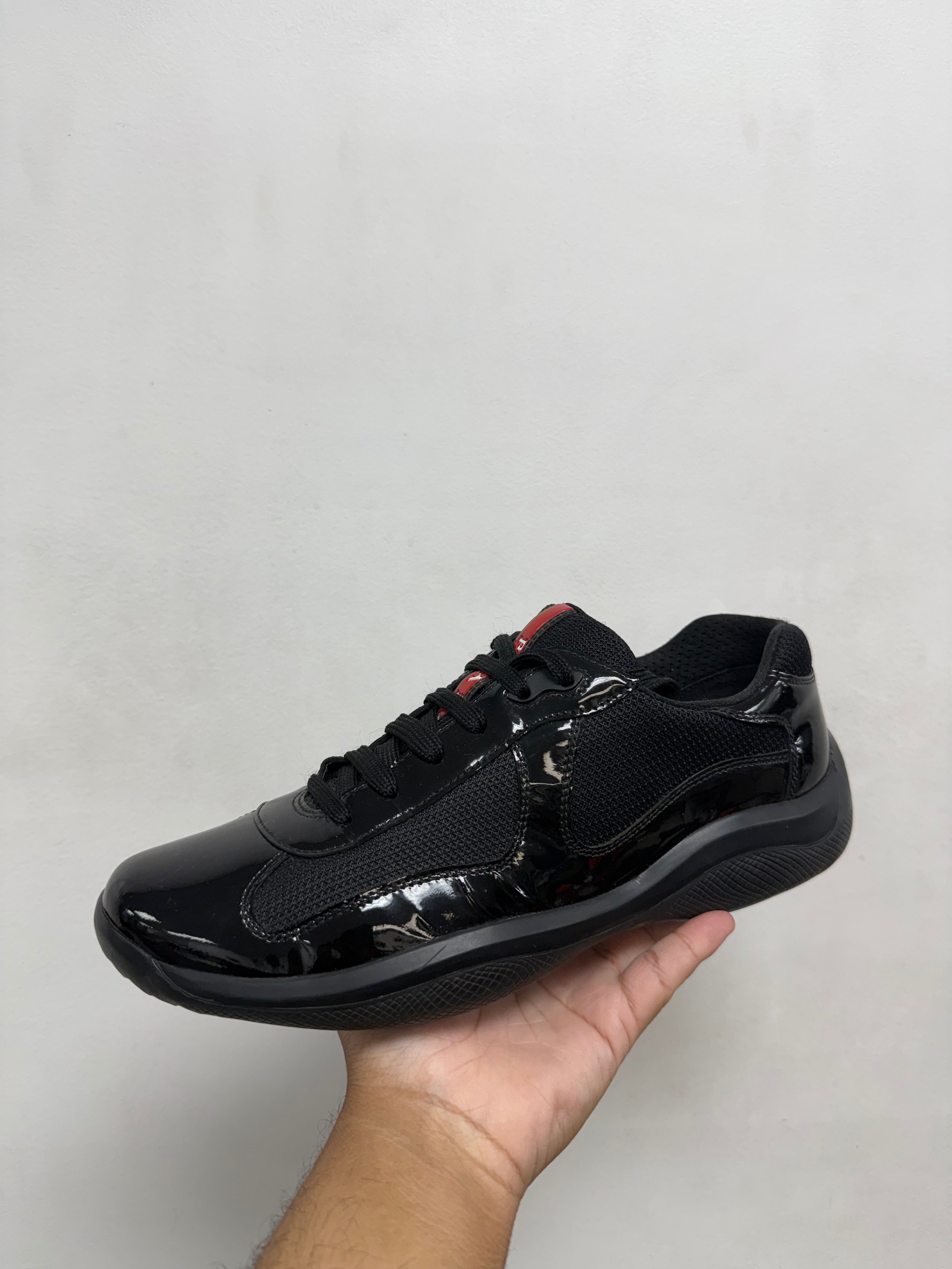 Prada Black Patent Cup (OG) Sneakers