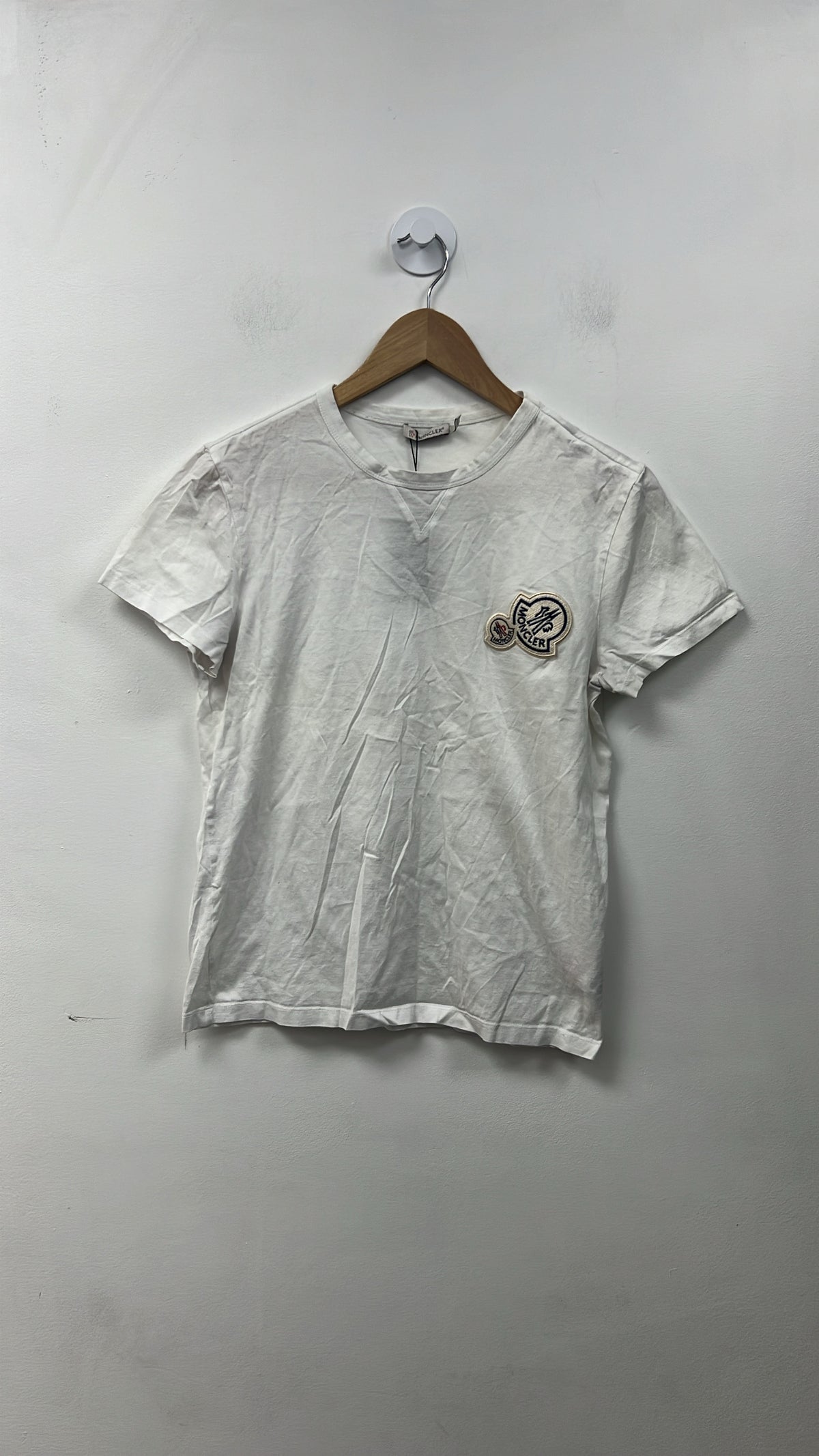 Moncler White Maglia Tee