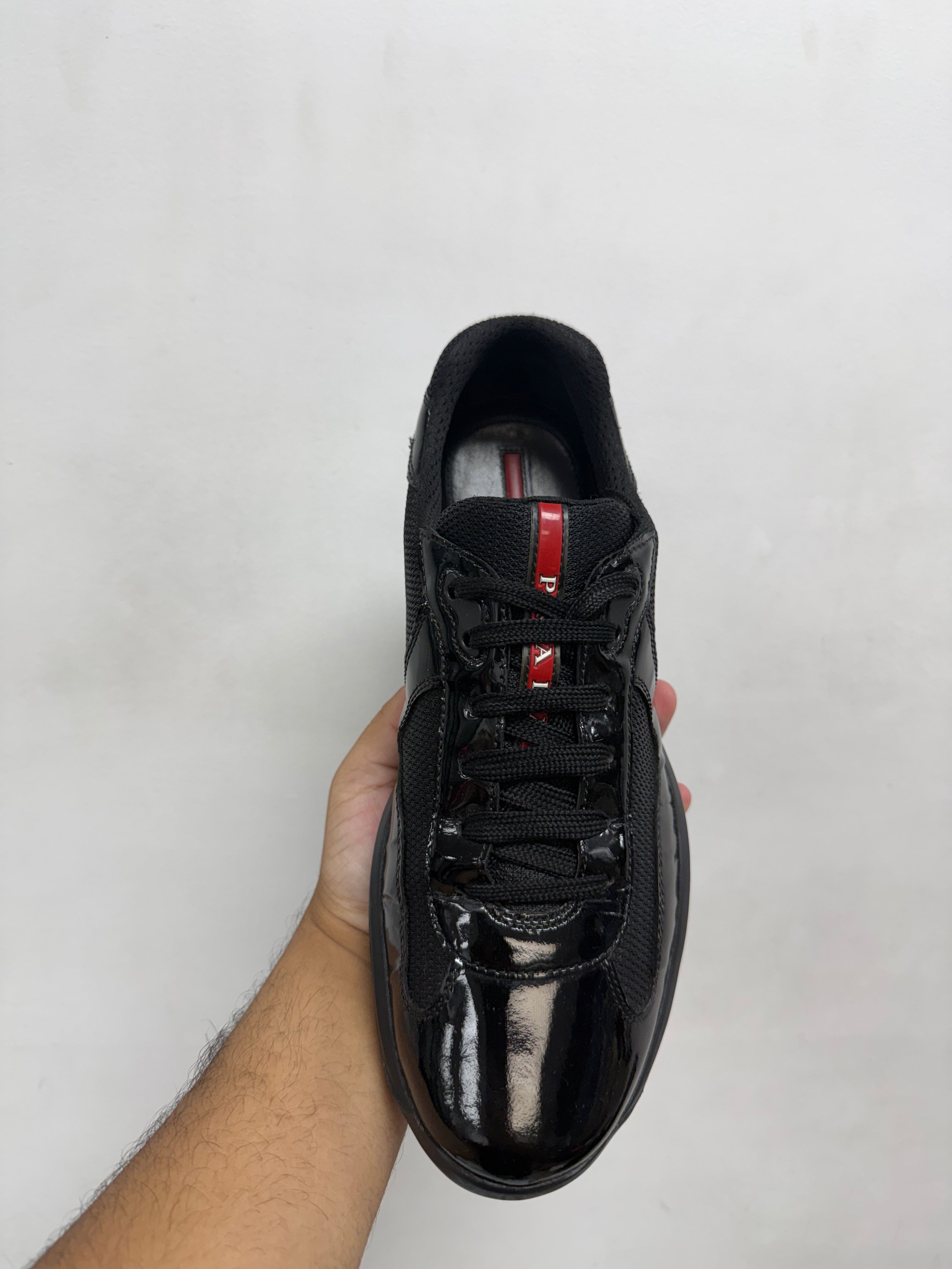 Prada Black Patent Cup (OG) Sneakers