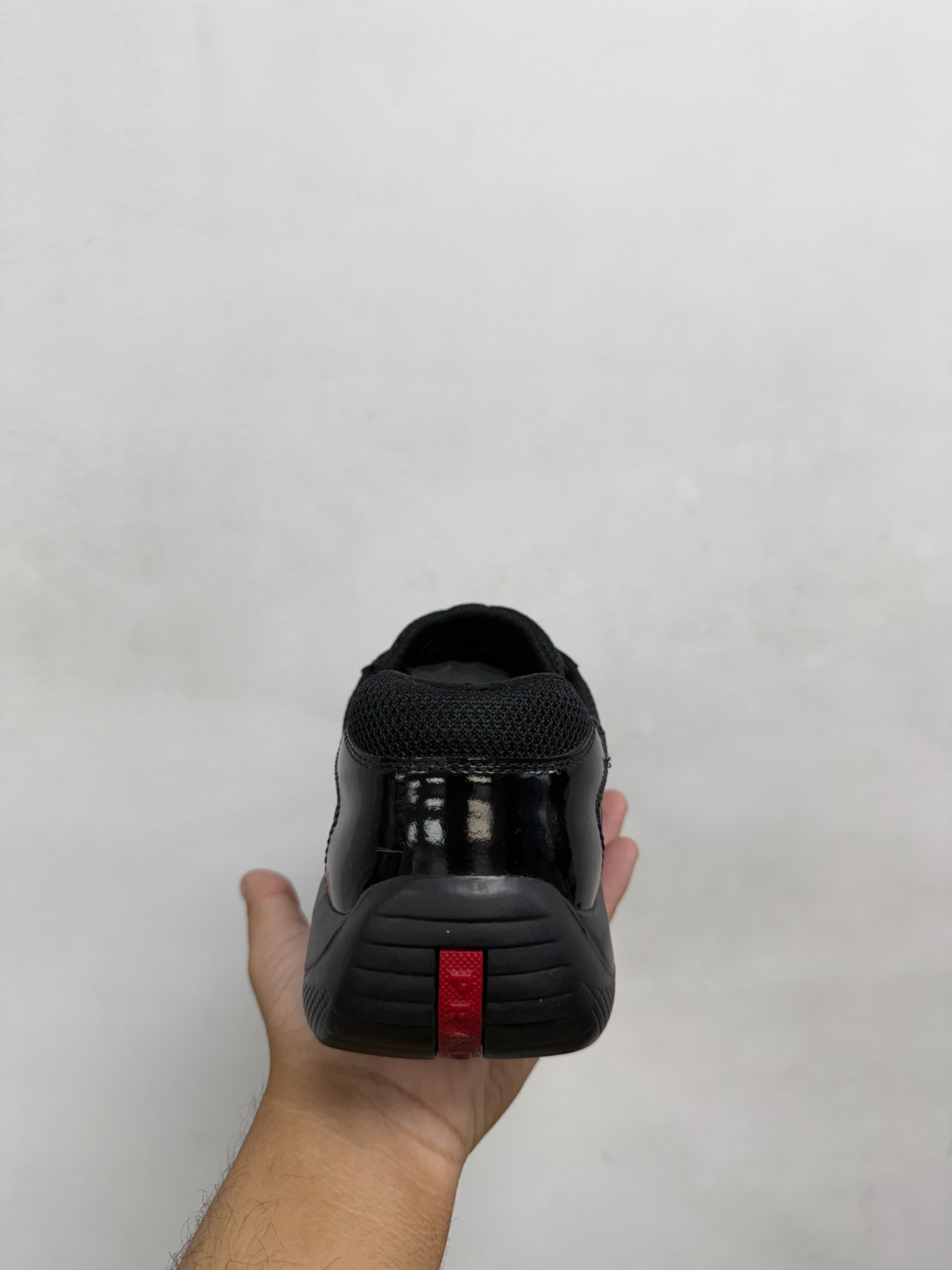 Prada Black Patent Cup (OG) Sneakers